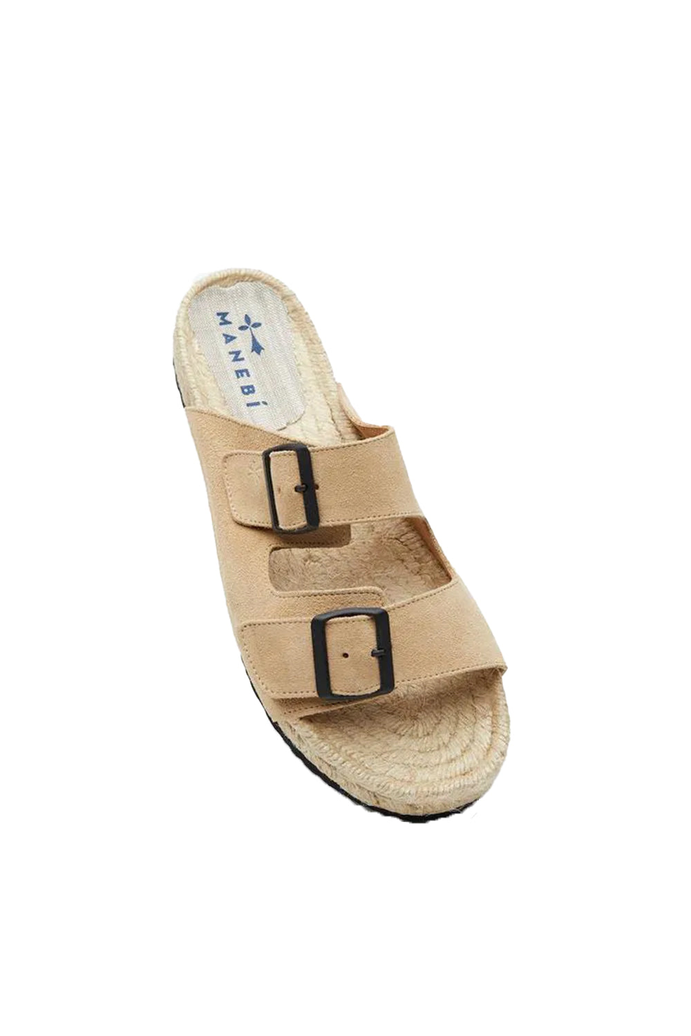 Manebi-Hamptons Nordic Sandals Champagne Beige-Sandalet & Terlik-5-Milagron.com