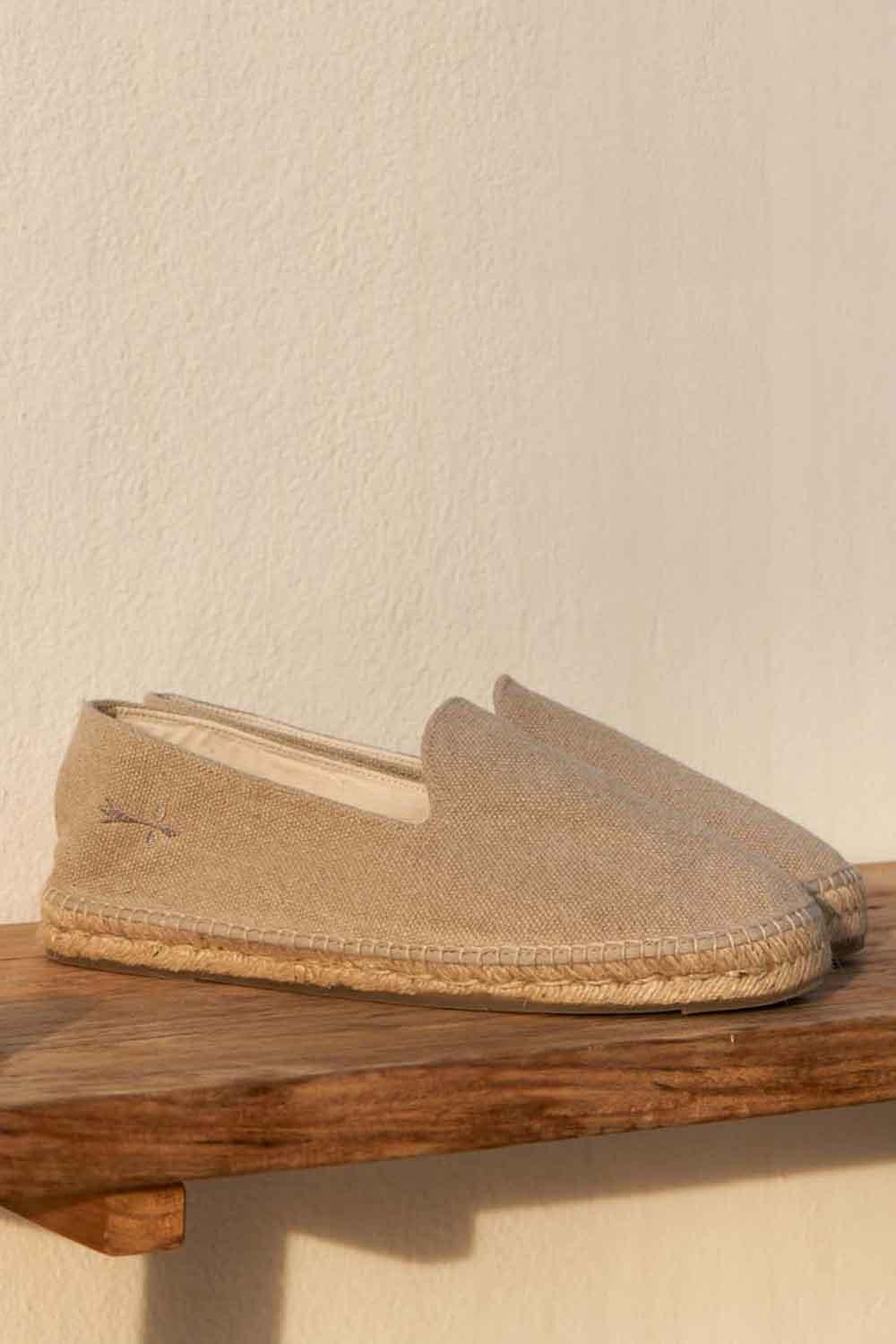 Manebi-Organic Hemp Flat Espadrilles La Havana Natural-Espadril-3-Milagron.com