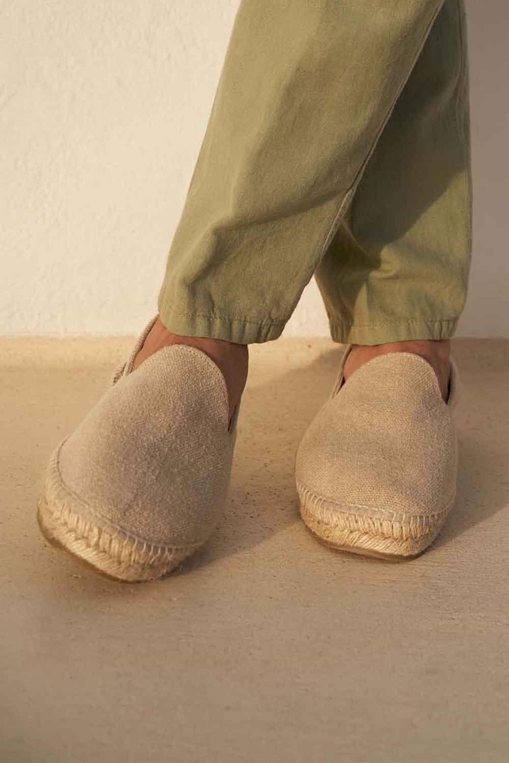Manebi-Organic Hemp Flat Espadrilles La Havana Natural-Espadril-4-Milagron.com