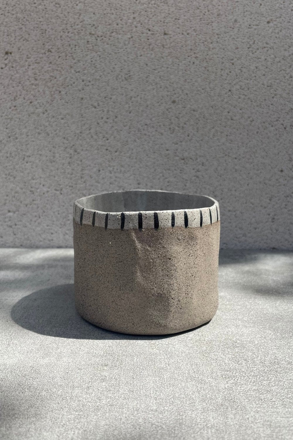 Mangrov-Çizgi Bardak Gri-Bardak-1-Milagron.com