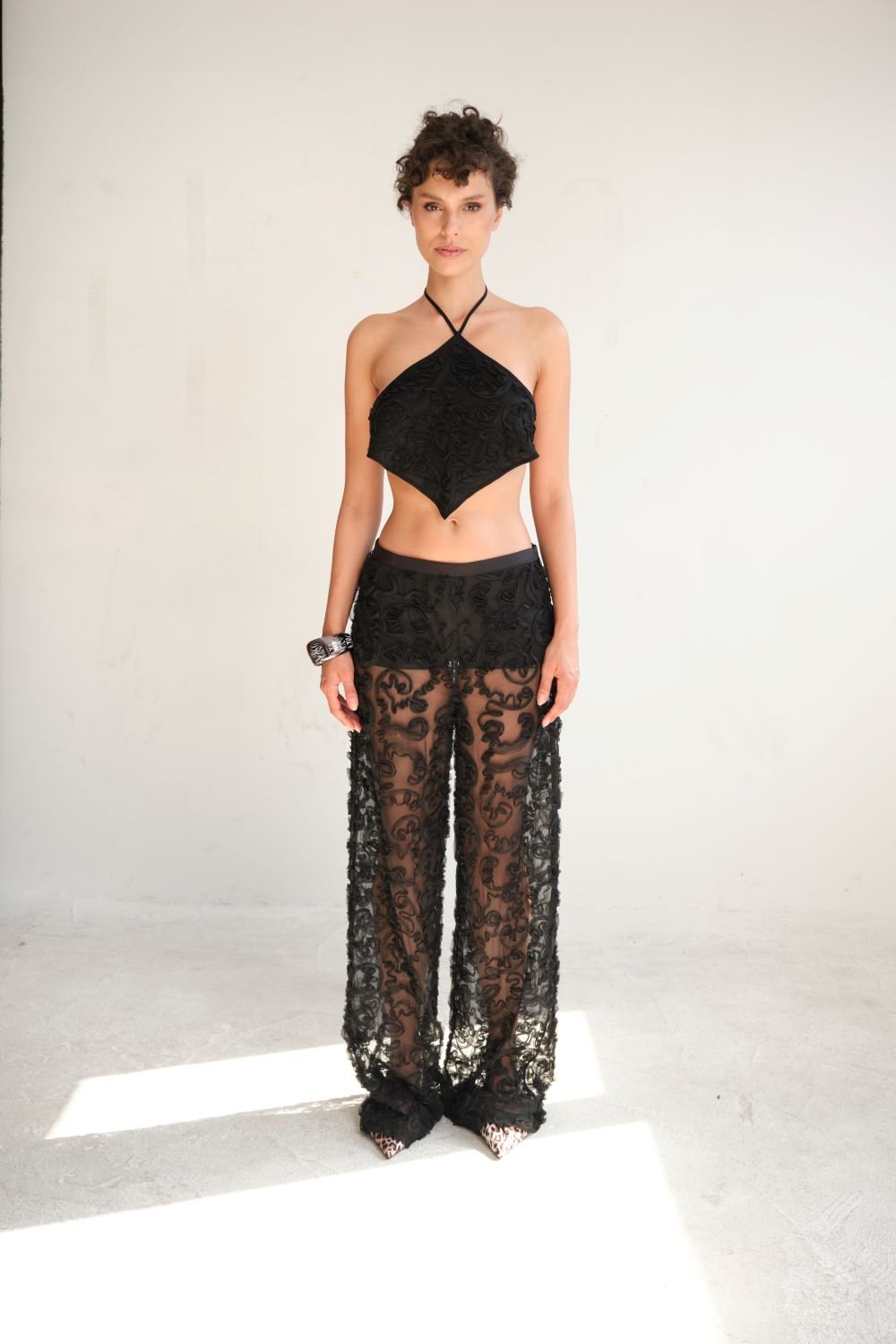 Manshet-Pansy Transparan Pantolon-Pantolon-1-Milagron.com