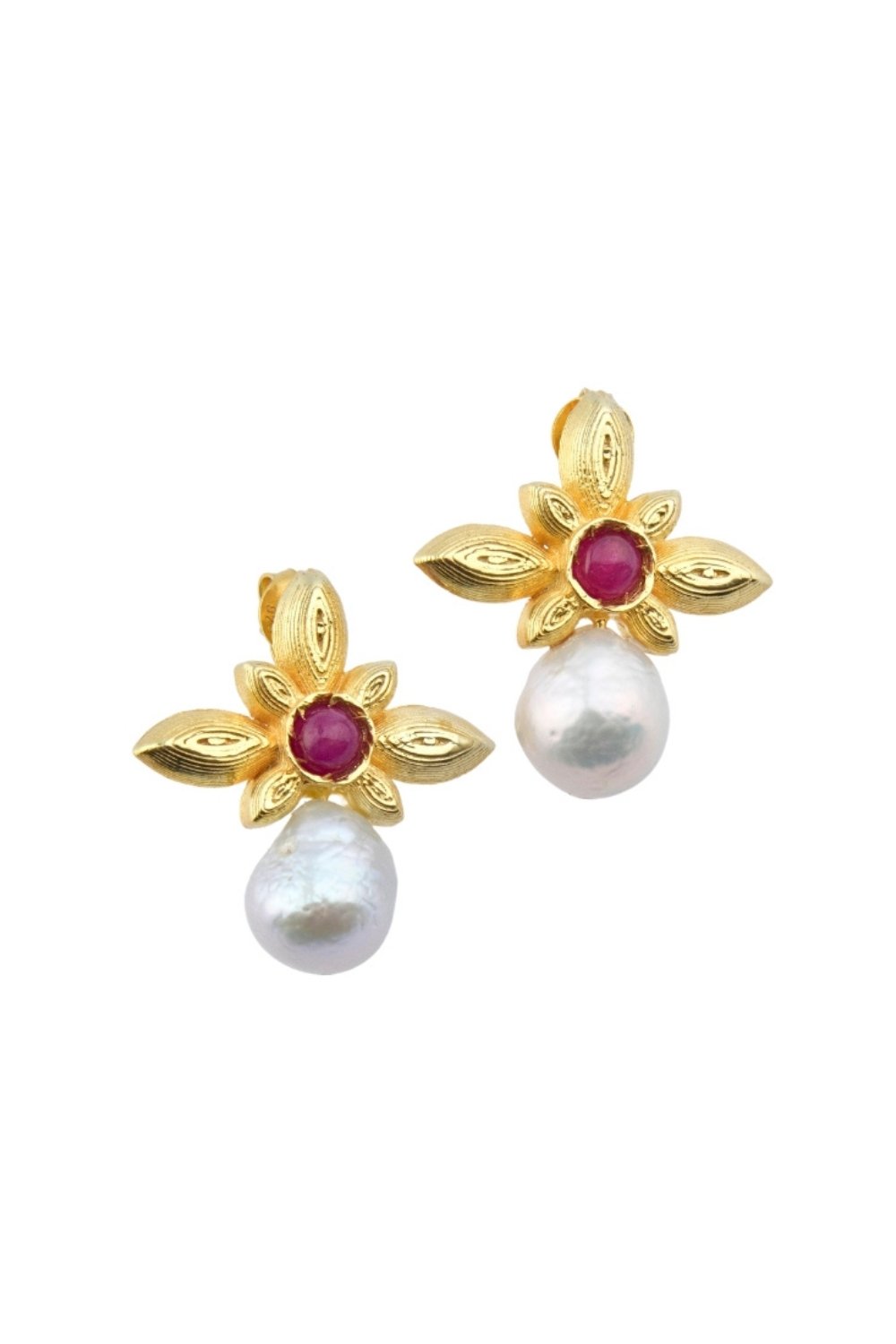 Manus In Mano-Beirut İnci Gümüş Küpe-Küpe-1-Milagron.com