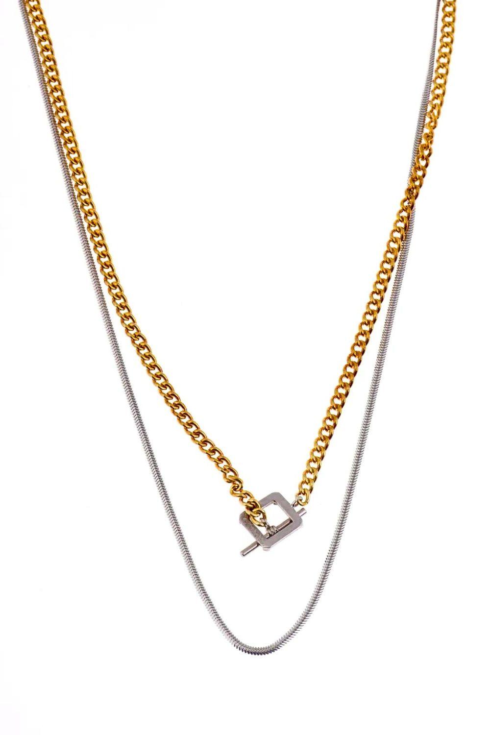 Manus In Mano-Castro Gümüş Kolye-Kolye-3-Milagron.com