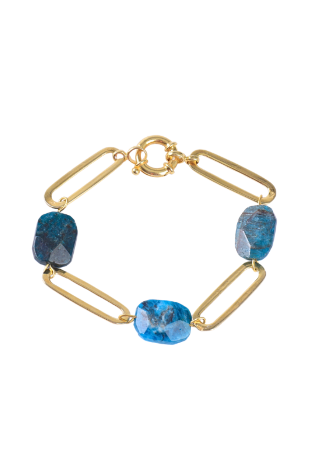 Manus In Mano-Delgada Doğal Taş Gümüş Bilezik-Bileklik-1-Milagron.com