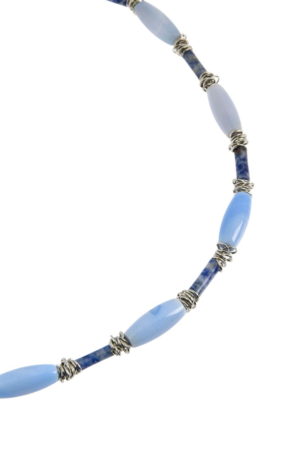 Manus In Mano-Mai Doğal Taş Çelik Kolye-Kolye-2-Milagron.com