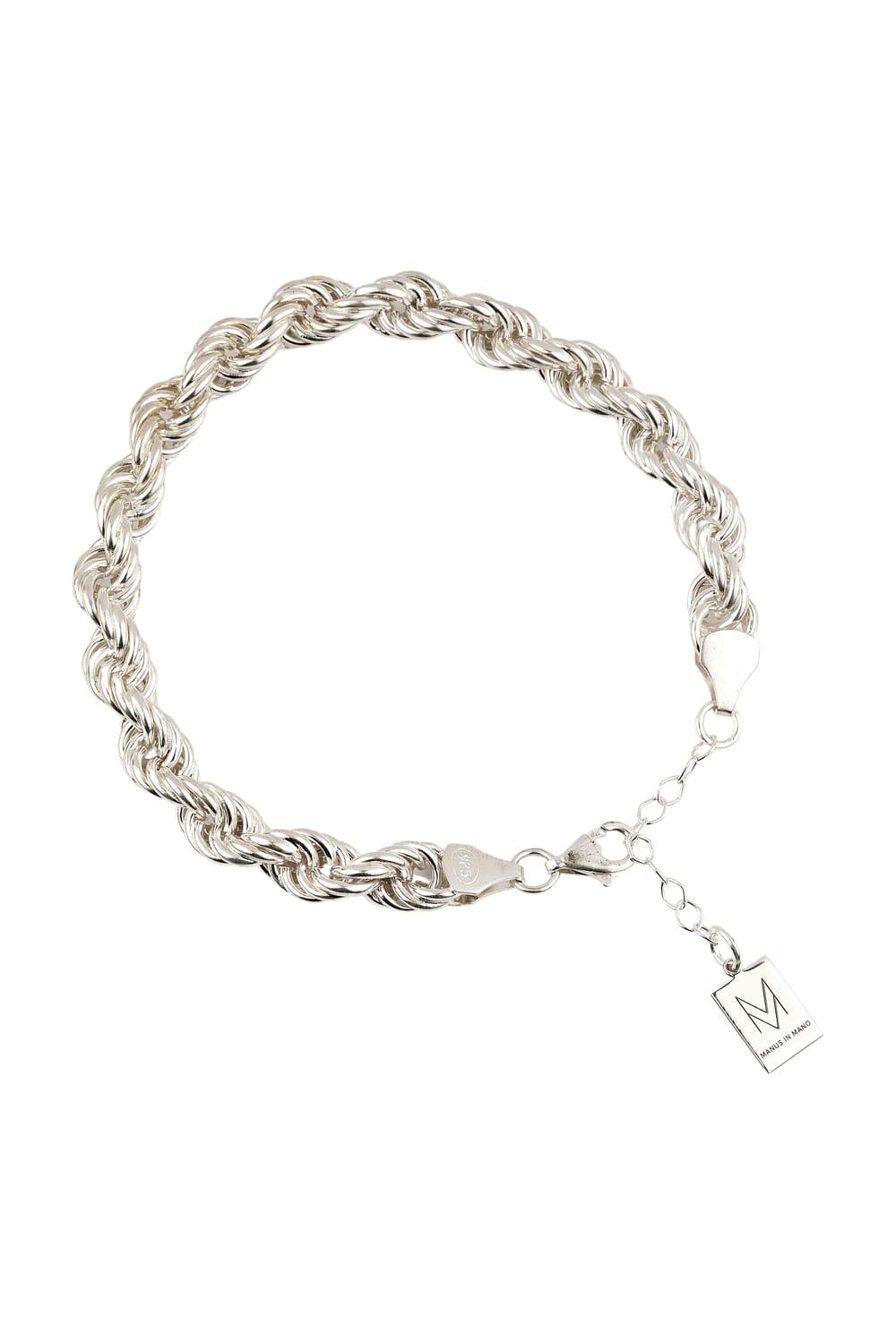 Manus In Mano-Manarola Silver Gümüş Burgu Bilezik-Bileklik-1-Milagron.com