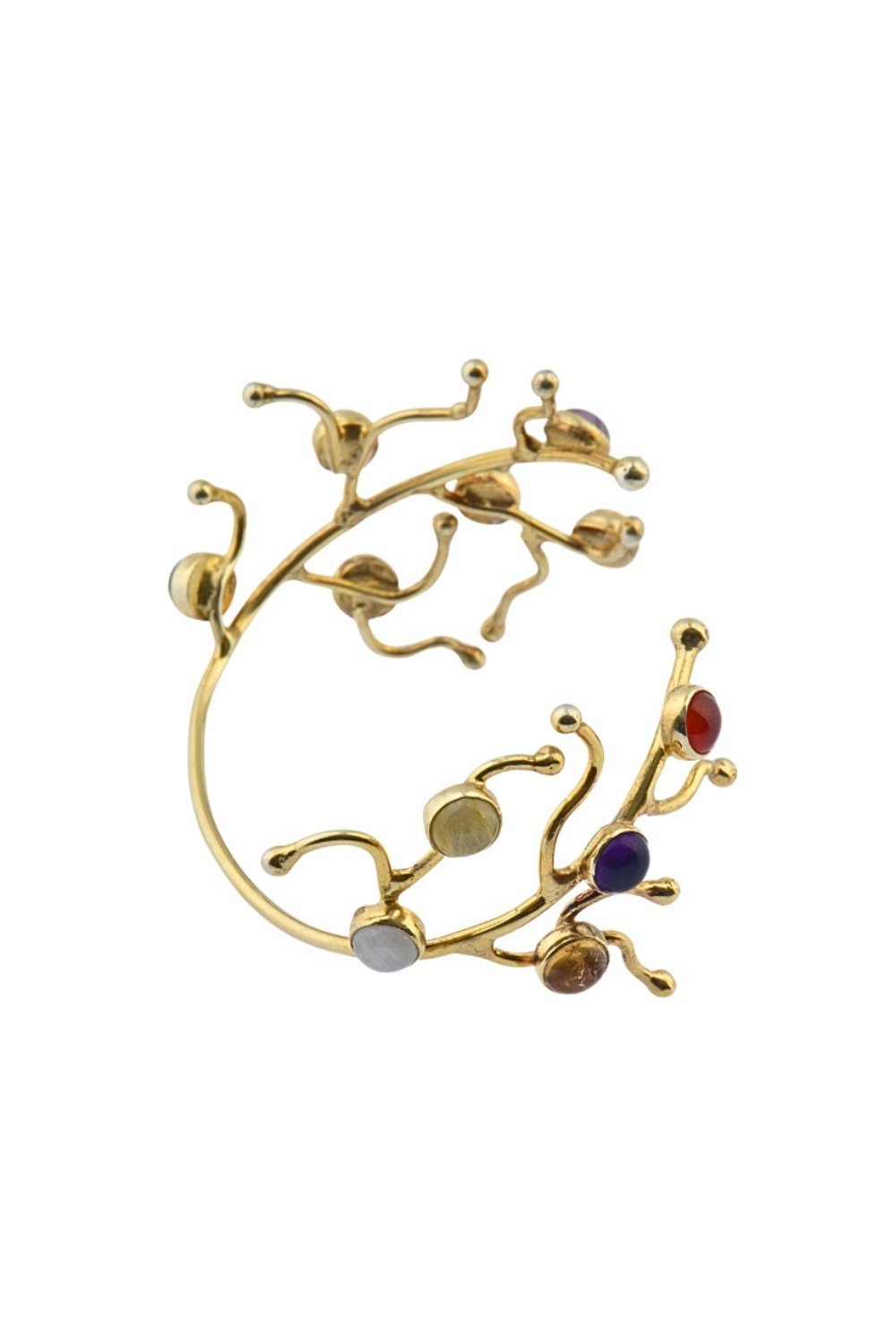 Manus In Mano-Pavlovo Doğal Taş Otantik Gümüş Bilezik-Bileklik-1-Milagron.com