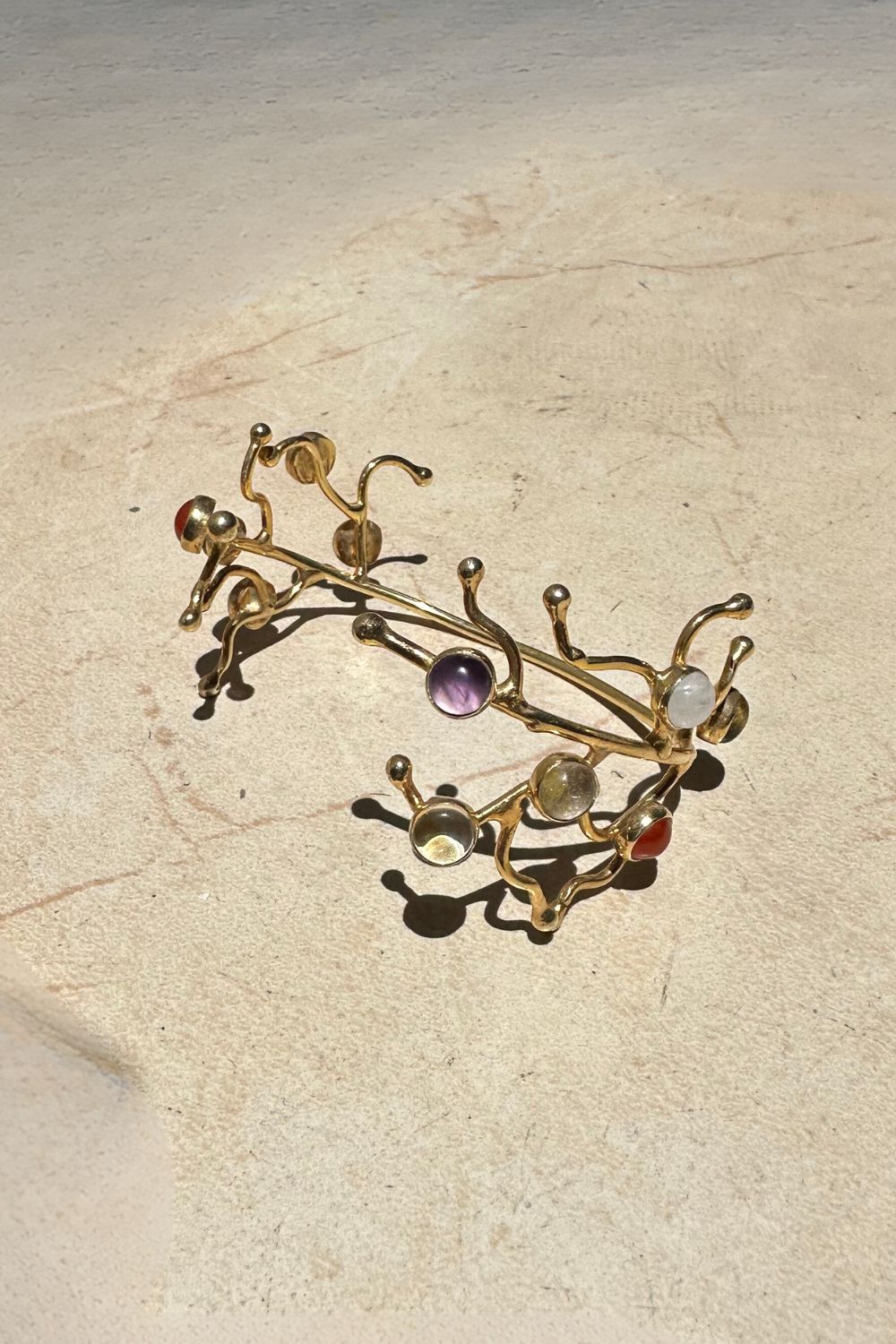 Manus In Mano-Pavlovo Doğal Taş Otantik Gümüş Bilezik-Bileklik-4-Milagron.com