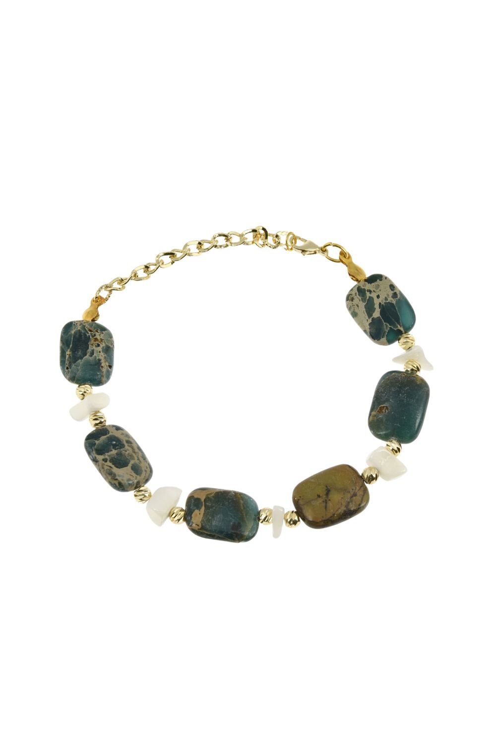 Manus In Mano-Polina Doğal Taş Sedef Pirinç Bileklik-Bileklik-1-Milagron.com