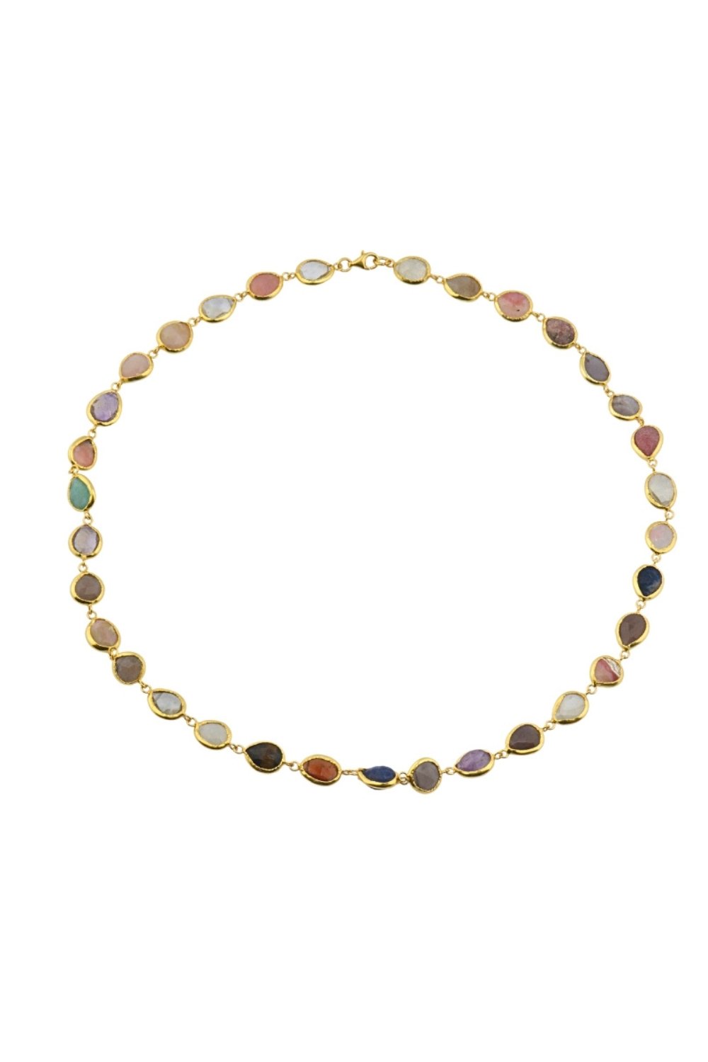 Manus In Mano-Santos Doğal Taş Gümüş Kolye-Kolye-1-Milagron.com