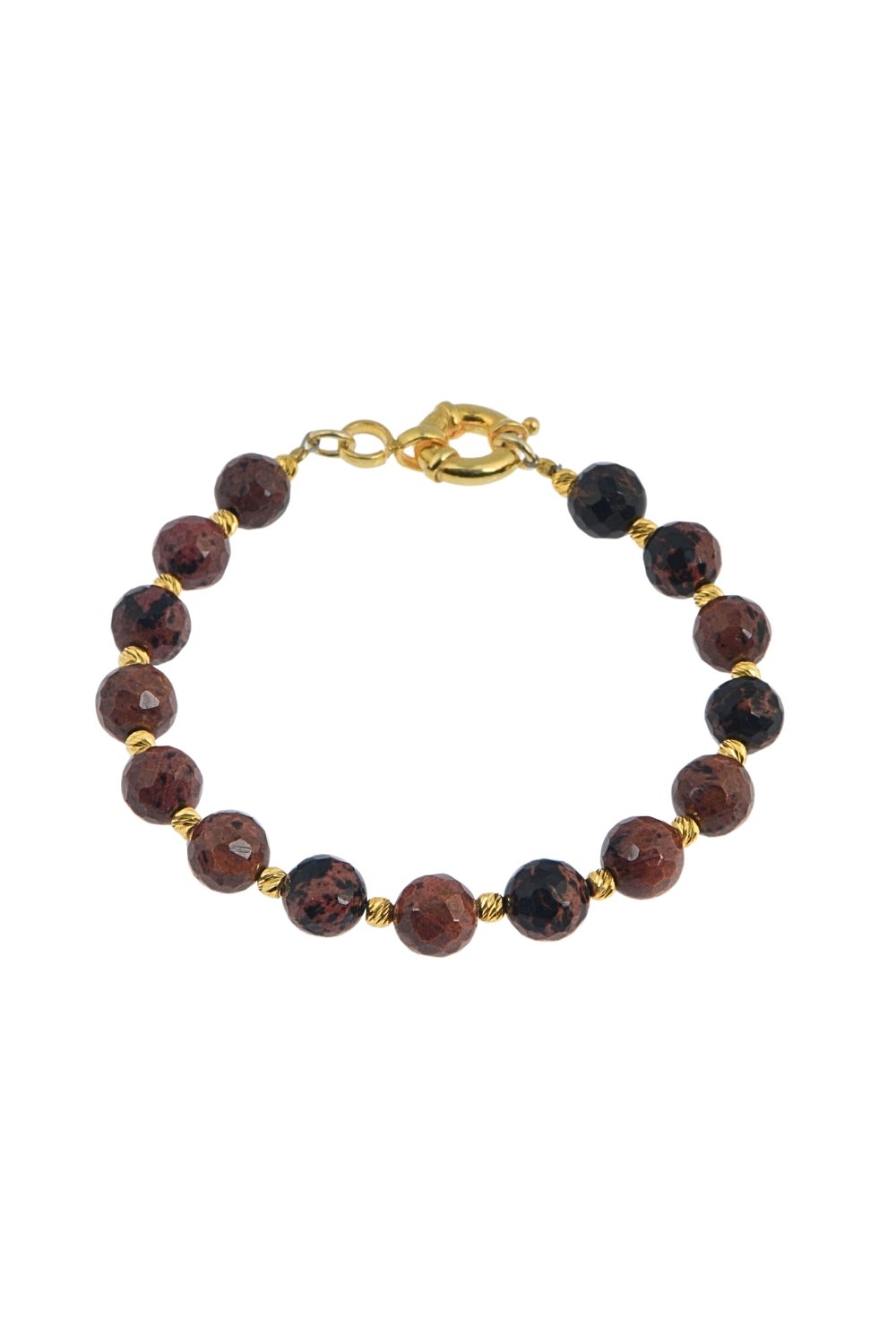 Manus In Mano-Zein Jasper Doğal Taş Gümüş Bileklik - Toprak Elementi-Bileklik-1-Milagron.com