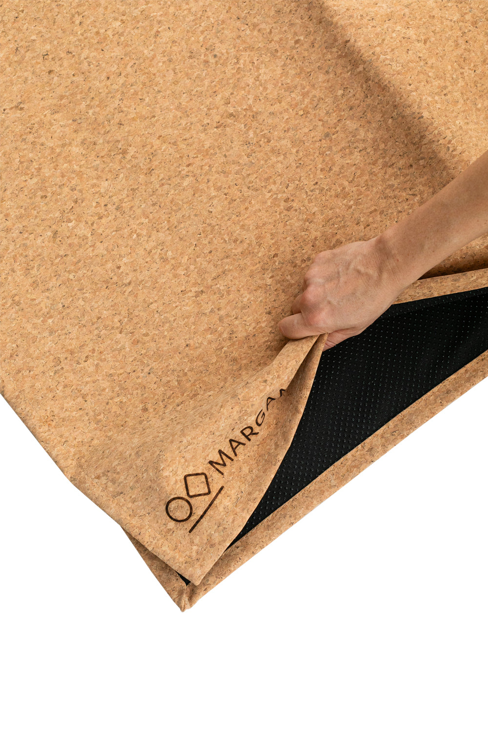 Margami-Doğal & Kaydirmaz Katlanabi̇li̇r Mantar Yoga Mat Örtüsü-Yoga Matı-4-Milagron.com