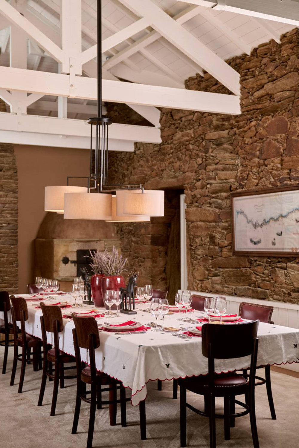 Christmas Holly Masa Örtüsü – 150 × 250 Cm - 3