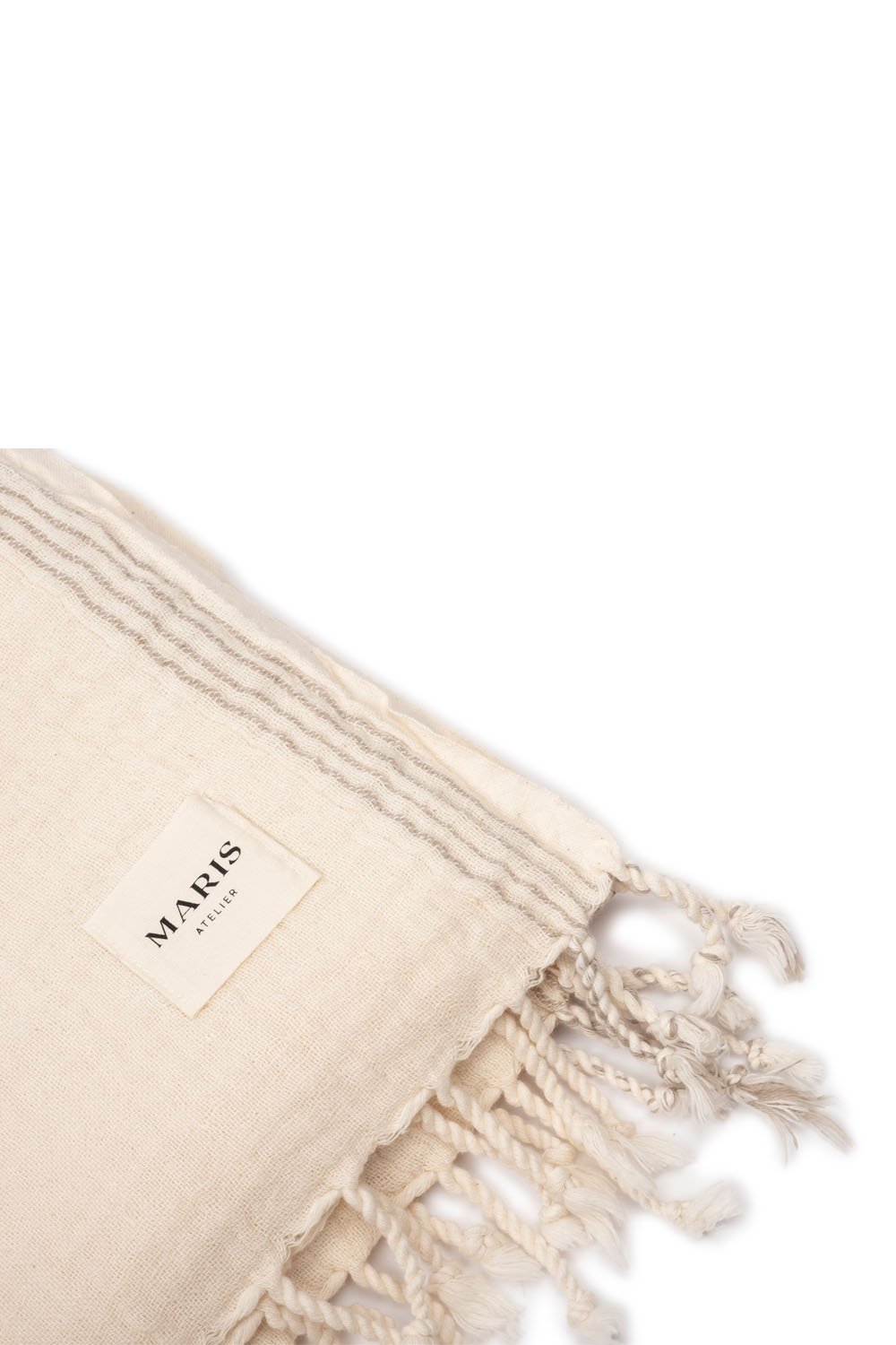 Maris Atelier-Fin Peştamal | Beige-Havlu & Peştamal-3-Milagron.com