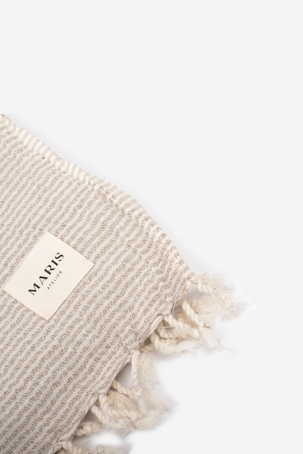 Maris Atelier-Lido Peştamal | Beige-Havlu & Peştamal-2-Milagron.com