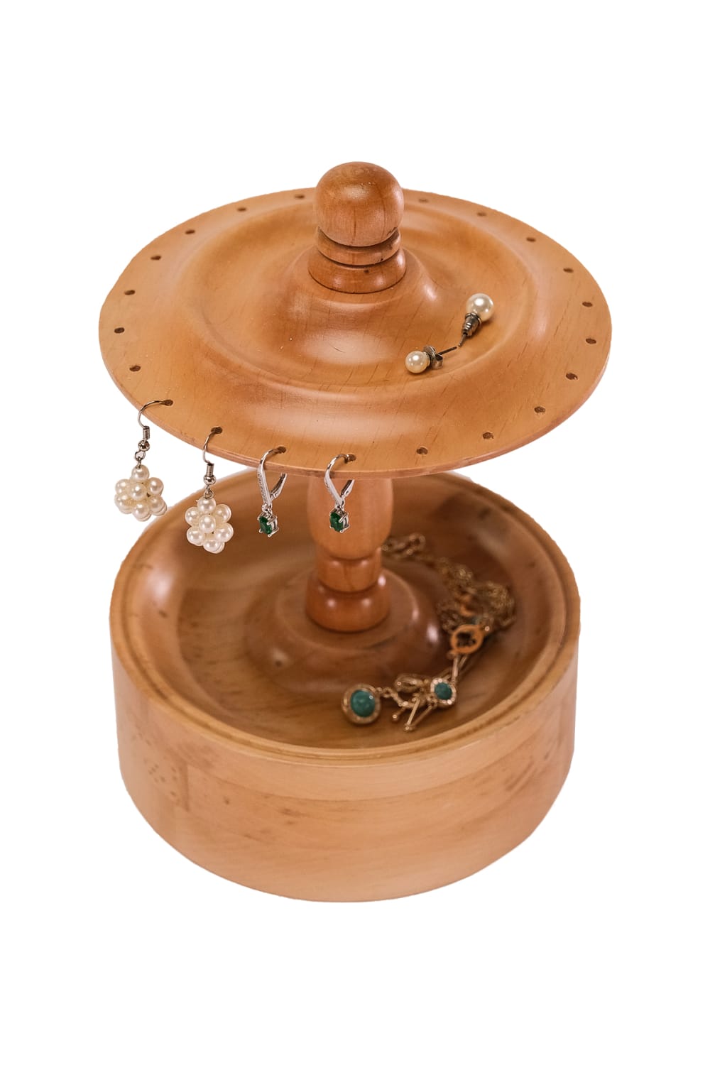 Massello Design-Carousel Ahşap Takı Standı-Takı Standı-2-Milagron.com