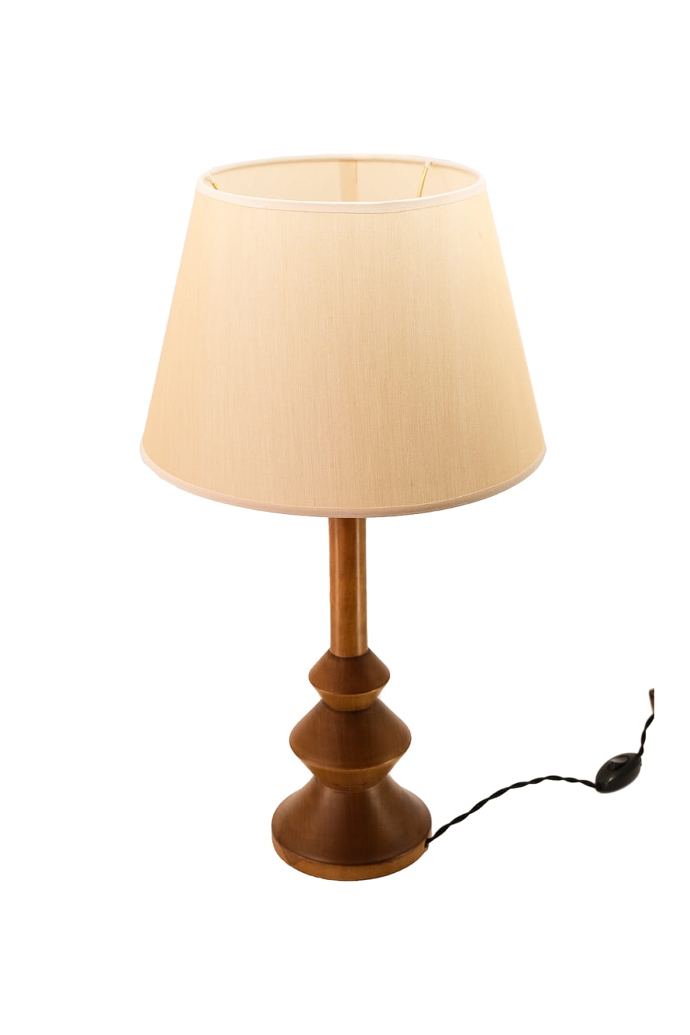 Massello Design-Elegante Ahşap Abajur Ceviz-Masa Lambası-2-Milagron.com