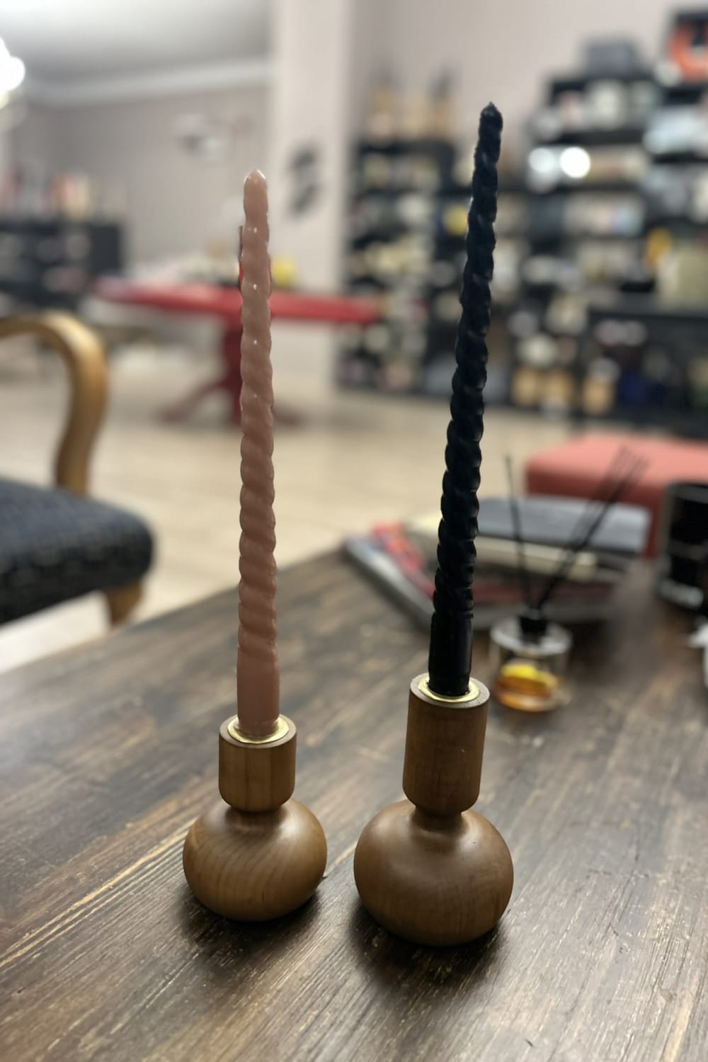 Massello Design-Gingillo 2'li Ahşap Şamdan & Mumluk-Mumluk & Şamdan-3-Milagron.com