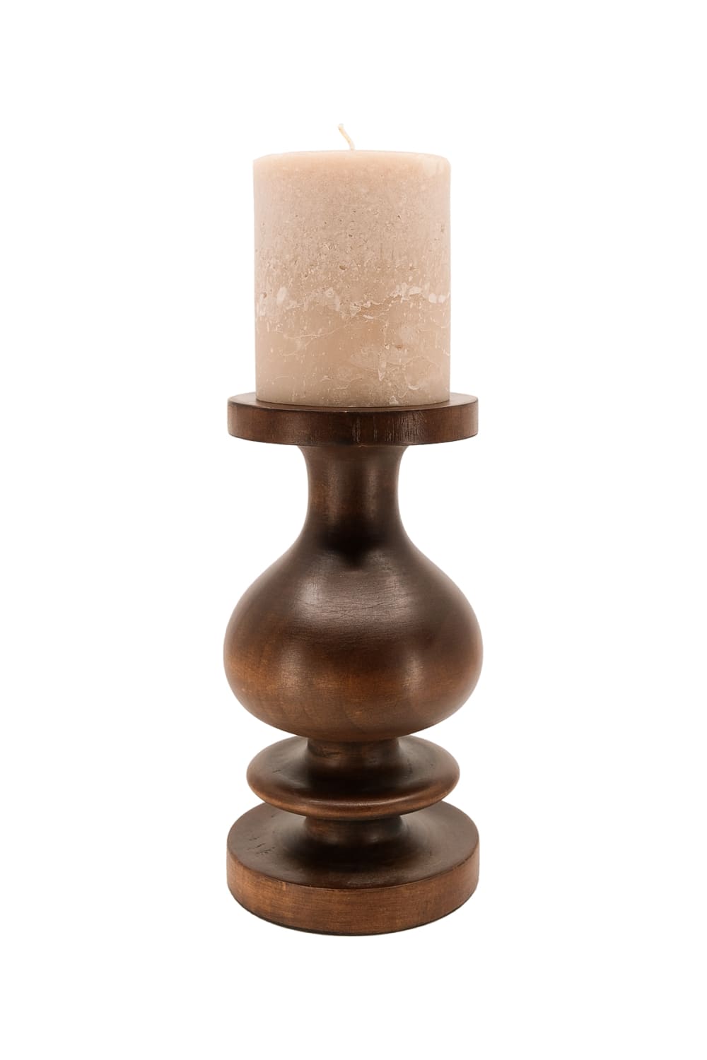 Massello Design-Lathe 3'lü Ahşap Sütun Mumluk-Mumluk & Şamdan-4-Milagron.com