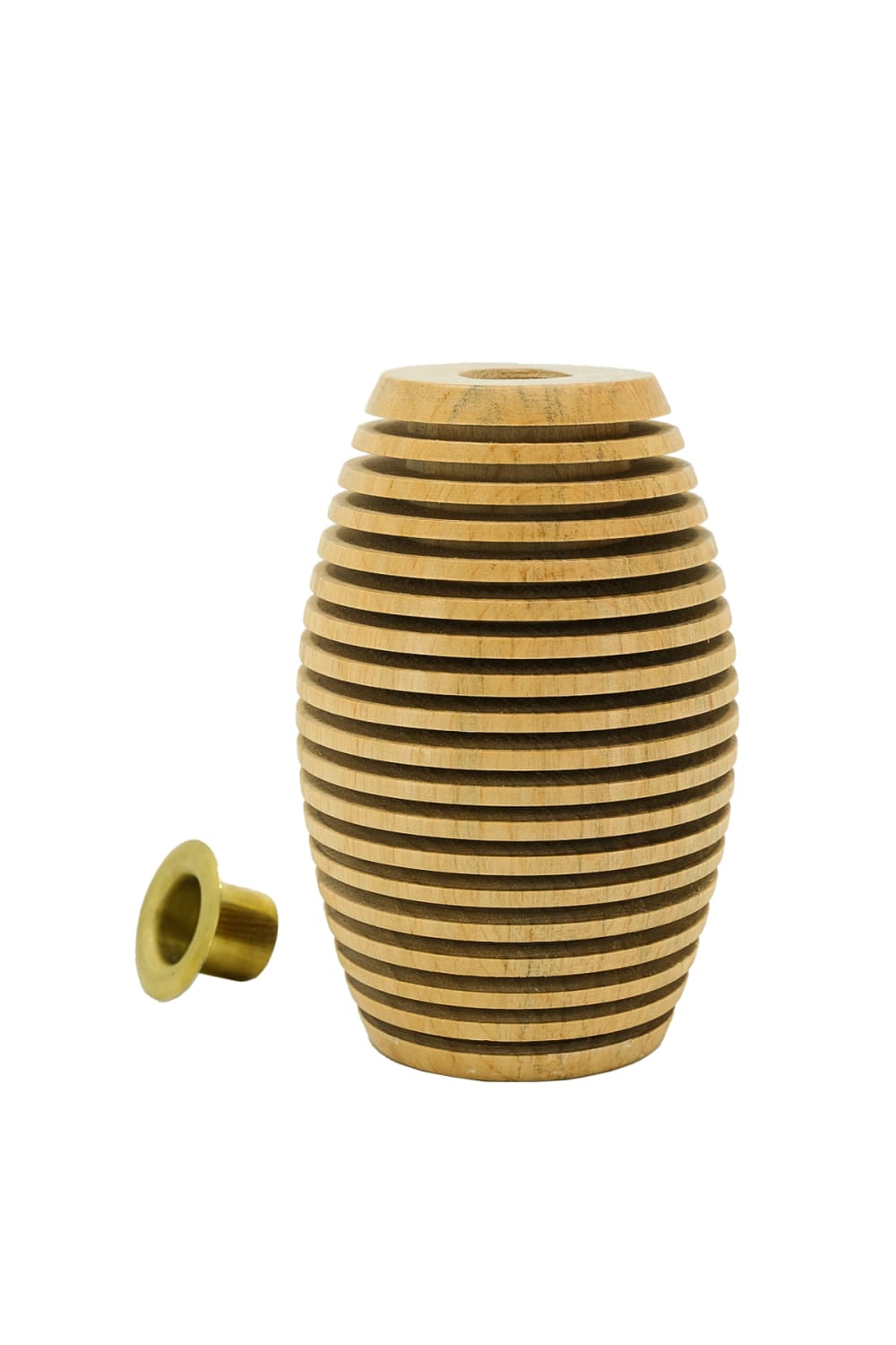 Massello Design-Miele 3'lü Ahşap Şamdan & T-light Mumluk-Mumluk & Şamdan-4-Milagron.com