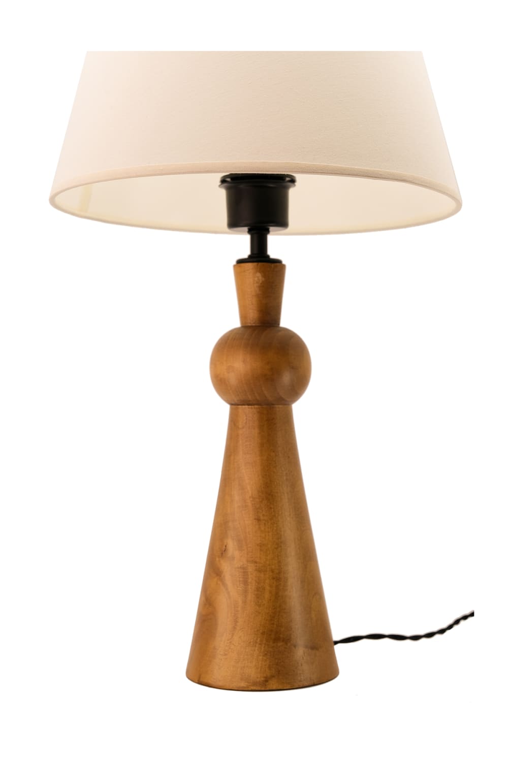 Massello Design-Otto Ahşap Abajur-Masa Lambası-3-Milagron.com