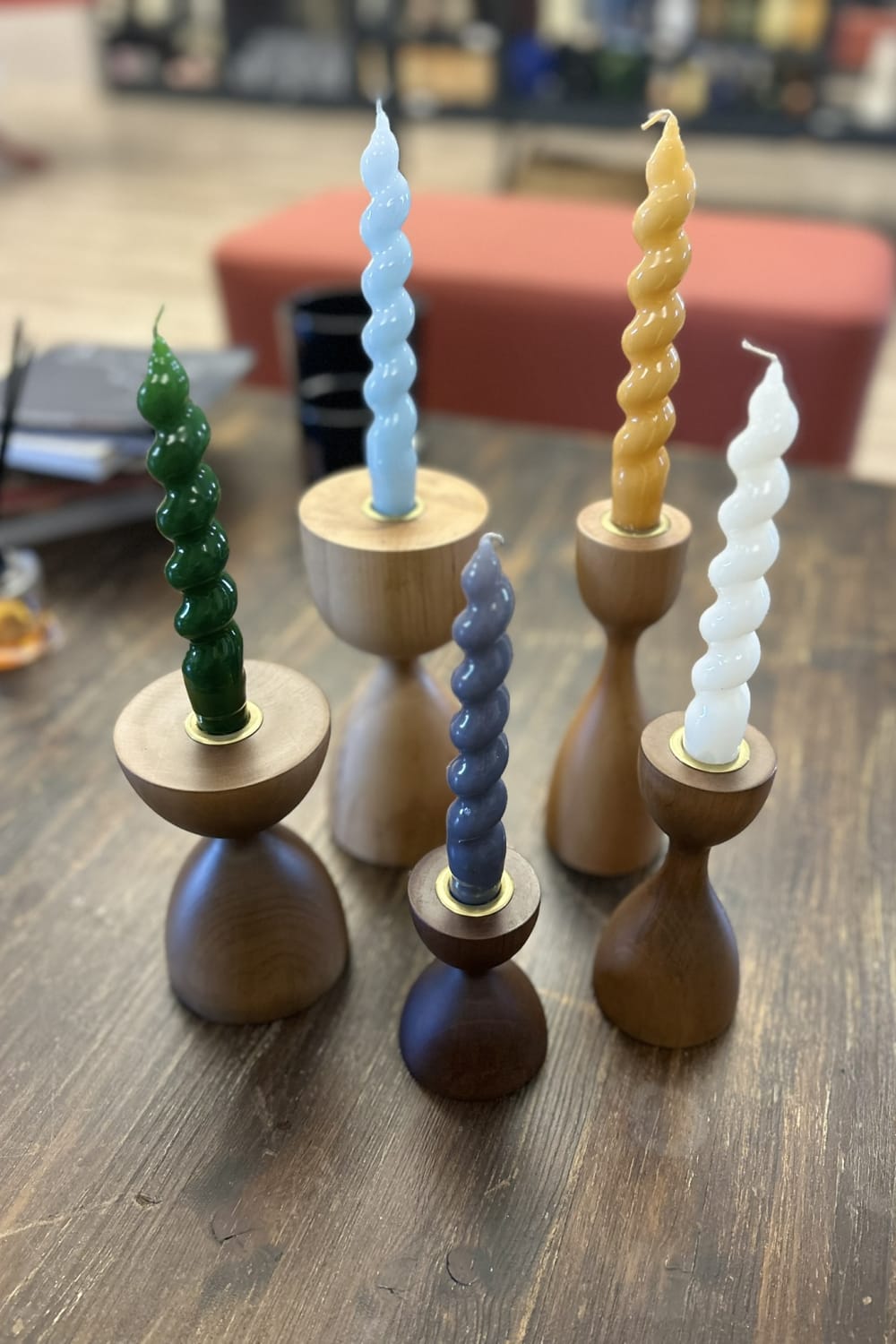 Massello Design-Tempo 5'li Ahşap Şamdan & Mumluk-Mumluk & Şamdan-2-Milagron.com