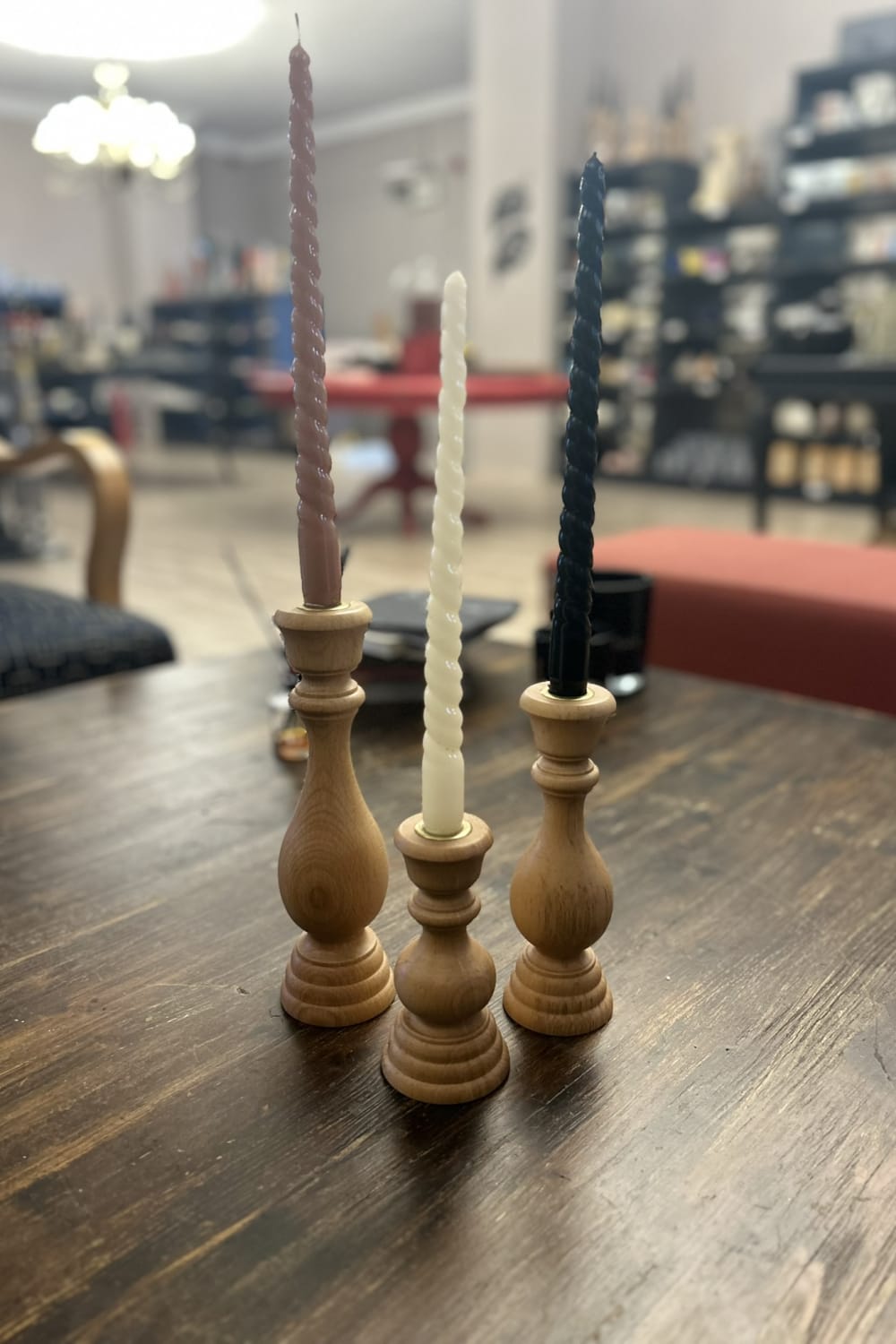 Massello Design-Tornio 3'lü Ahşap Şamdan & Mumluk-Mumluk & Şamdan-2-Milagron.com