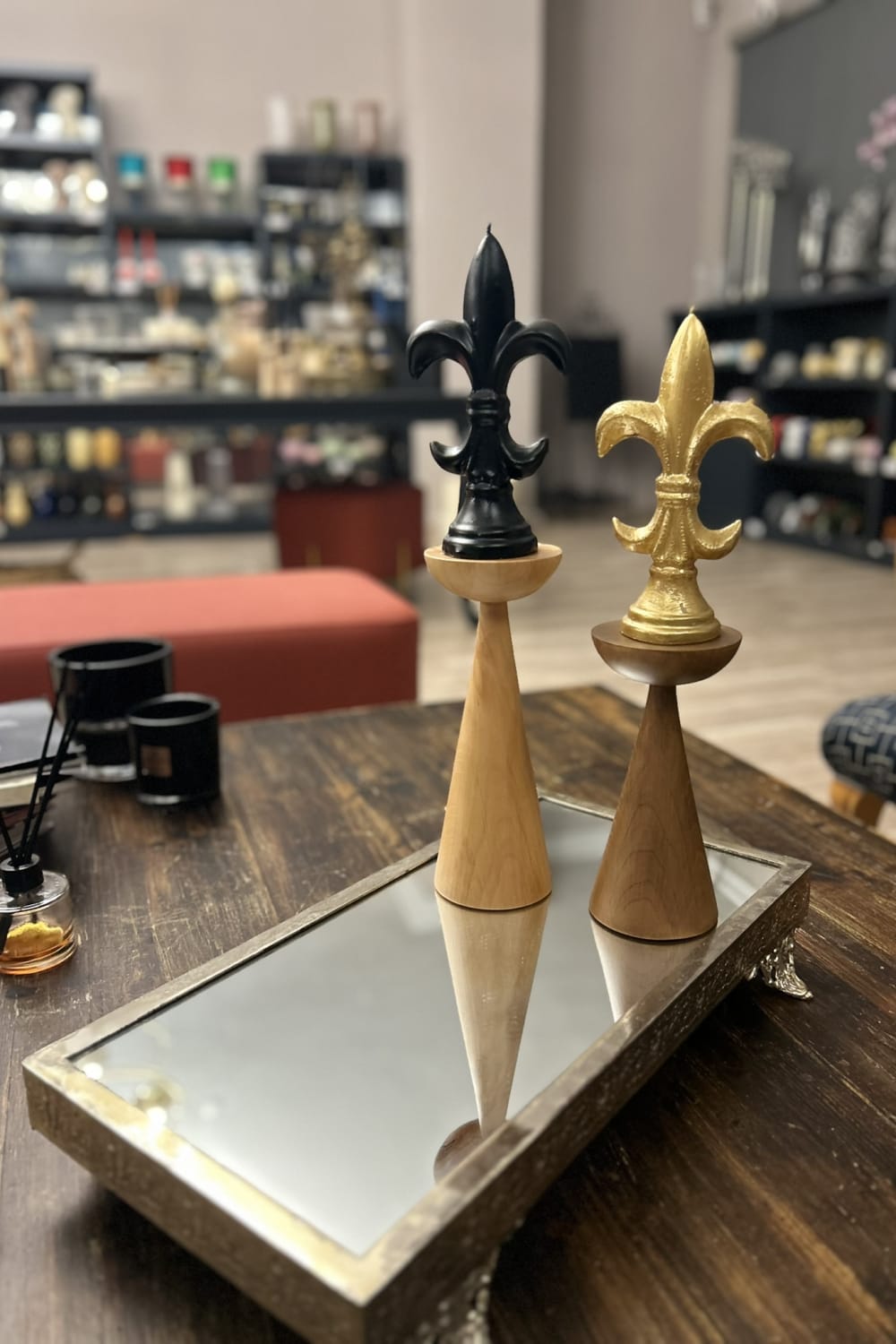 Massello Design-Valentina 2'li Ahşap Sütun Mumluk-Mumluk & Şamdan-3-Milagron.com