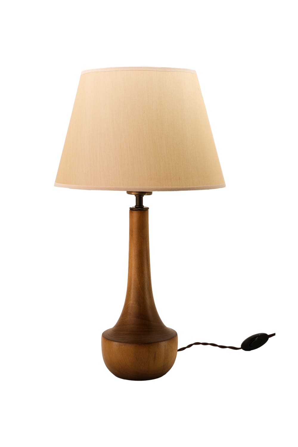 Massello Design-Vittima Ahşap Abajur Ceviz-Masa Lambası-1-Milagron.com