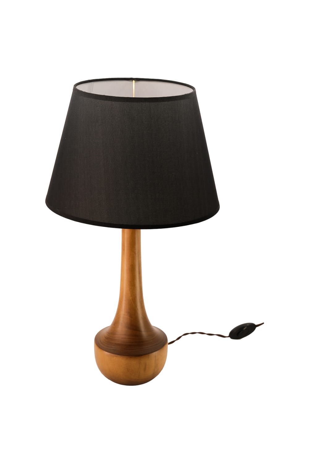 Massello Design-Vittima Ahşap Abajur Ceviz-Masa Lambası-1-Milagron.com