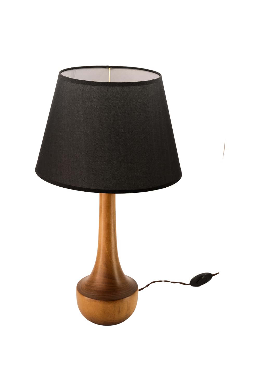 Massello Design-Vittima Ahşap Abajur Ceviz-Masa Lambası-3-Milagron.com