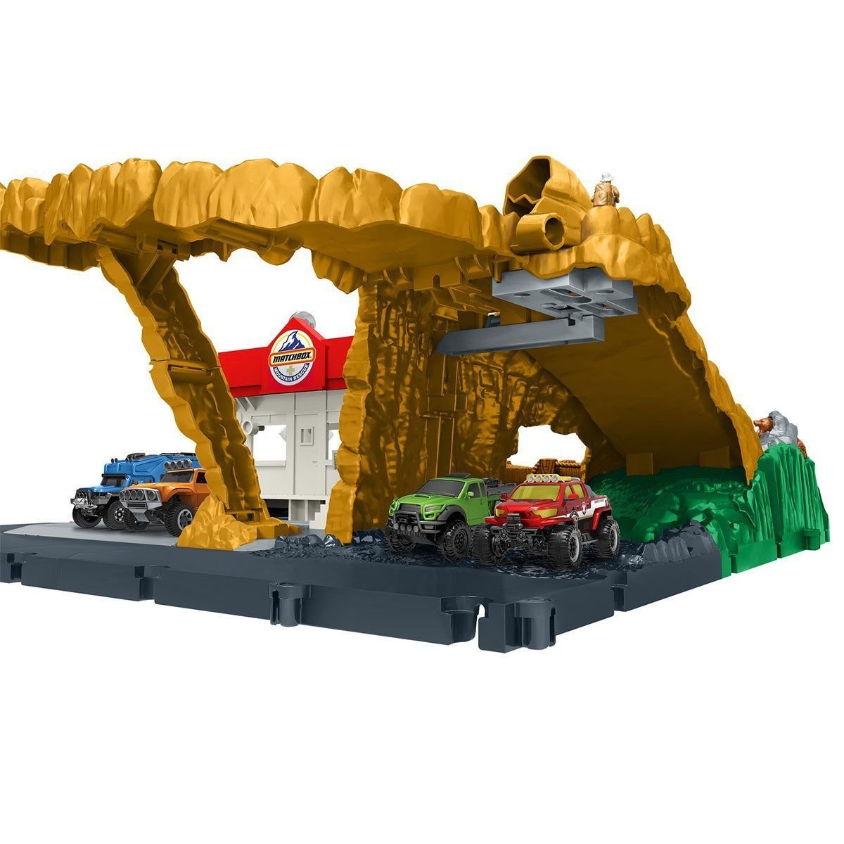 Matchbox-Matchbox Aksiyon Sürücüleri İtfaiye Kurtarma Ekibi Oyun Seti-Oyuncak-4-Milagron.com