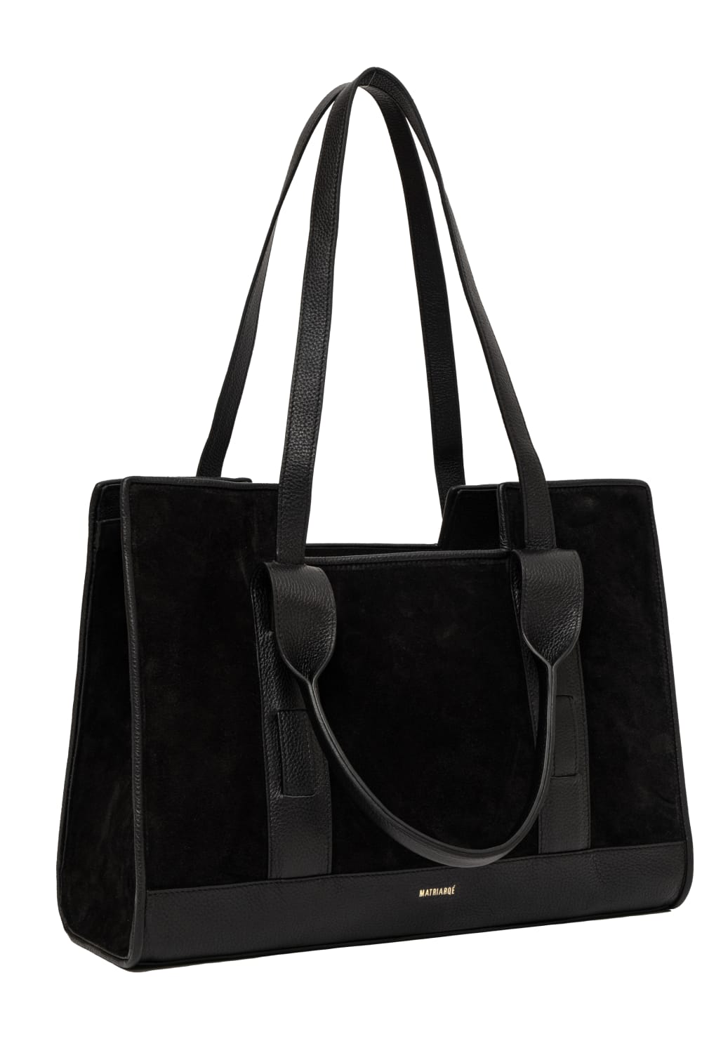 Matriarqé-Magna Süet Tote Çanta-Omuz Çantası-2-Milagron.com