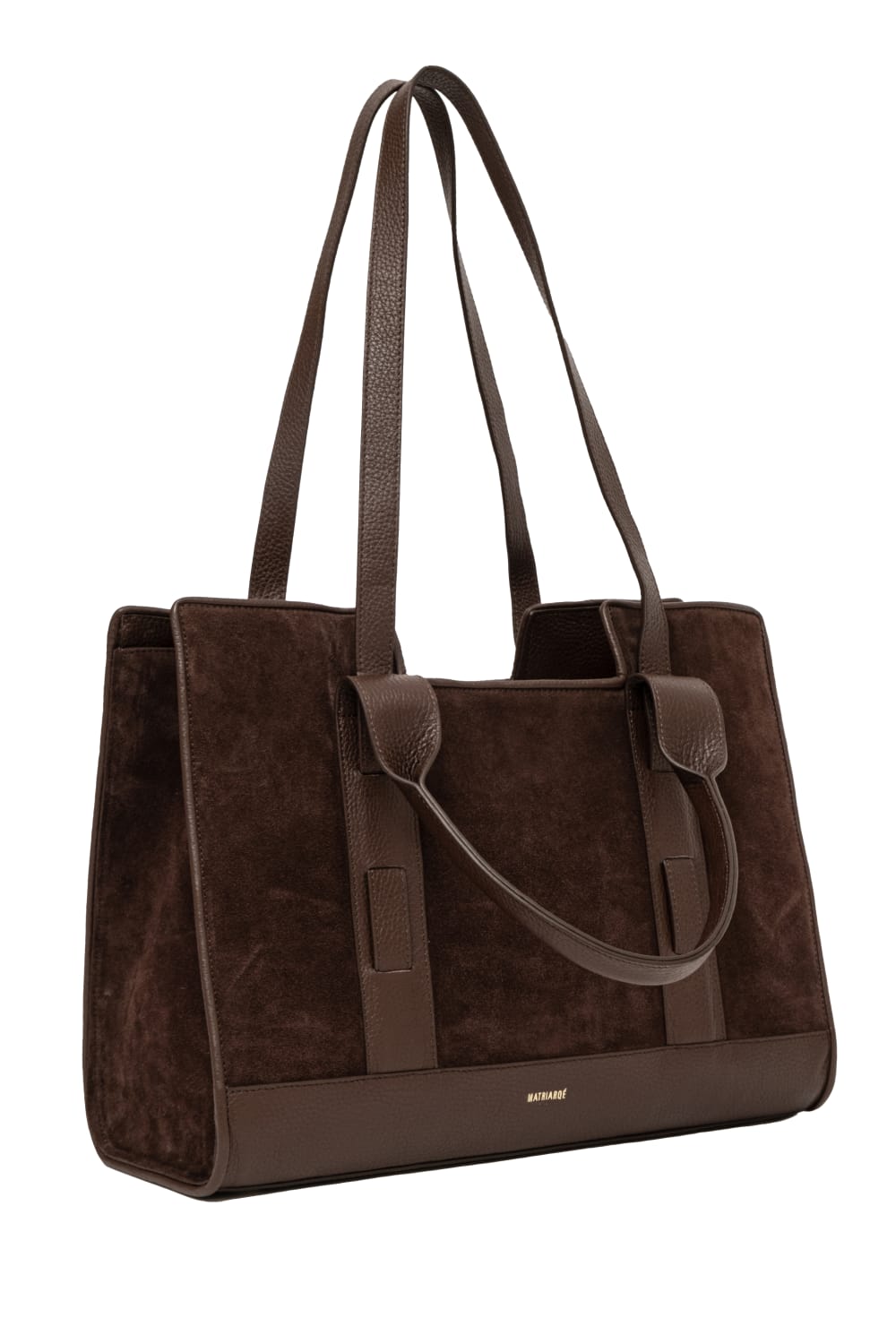Matriarqé-Magna Süet Tote Çanta-Omuz Çantası-4-Milagron.com