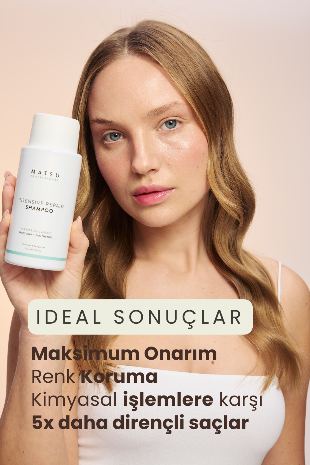 Matsu-Boyalı Ve Hasar Görmüş Saçlar İçin Yoğun Onarıcı Intensive Repair Saç Bakım Şampuanı 350 ml-Şampuan-2-Milagron.com