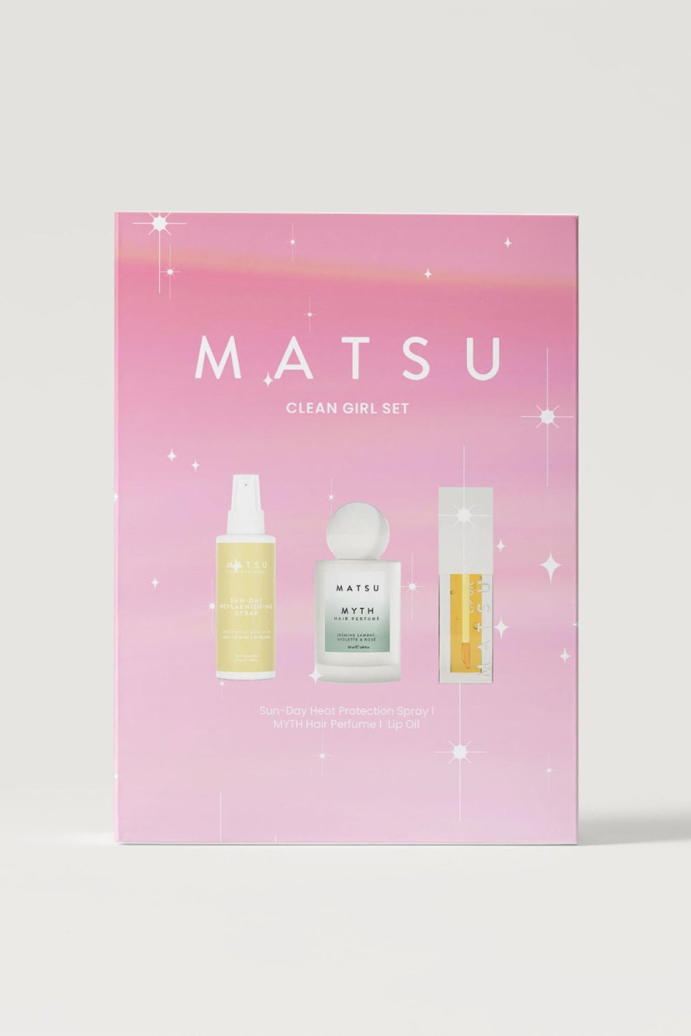 Matsu-Clean Girl Doğal Işıltı Sağlayıcı Ve Tazeleyici Bakım Seti-Saç Bakım Seti-1-Milagron.com