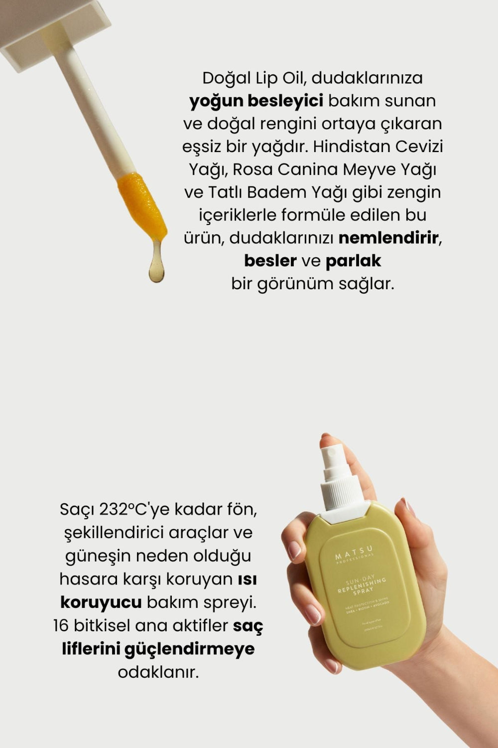 Matsu-Clean Girl Doğal Işıltı Sağlayıcı Ve Tazeleyici Bakım Seti-Saç Bakım Seti-4-Milagron.com