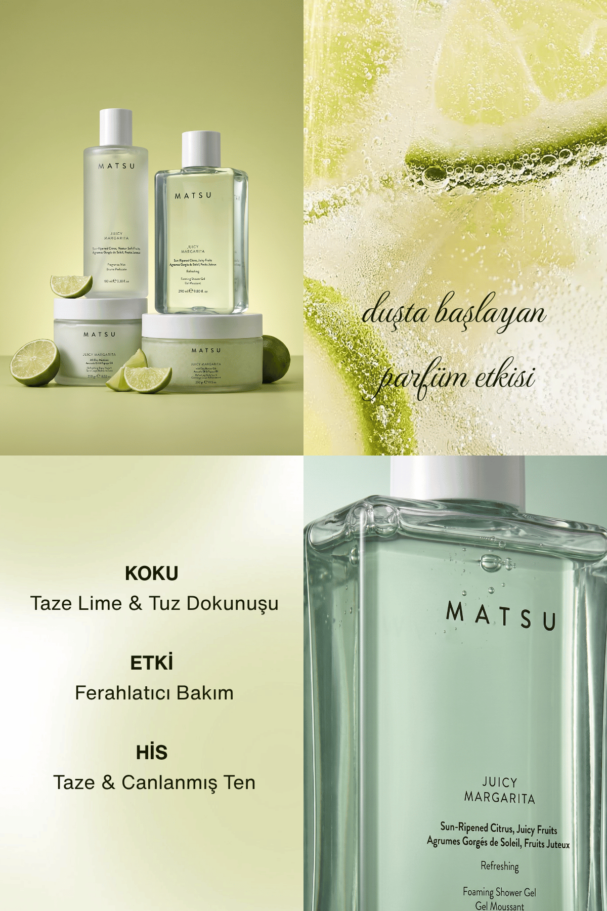 Juicy Margarita Narenciyeli Aromatik Duş Jeli