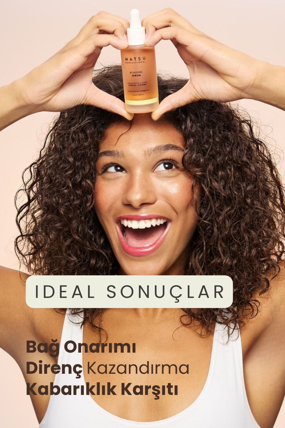 Matsu-Kabarıklık Karşıtı, Bağ Onarıcı, Güçlendirici Bonding Bağ Yapılandırıcı Saç Bakım Saç Serumu 50 ml-Saç Serumu-2-Milagron.com