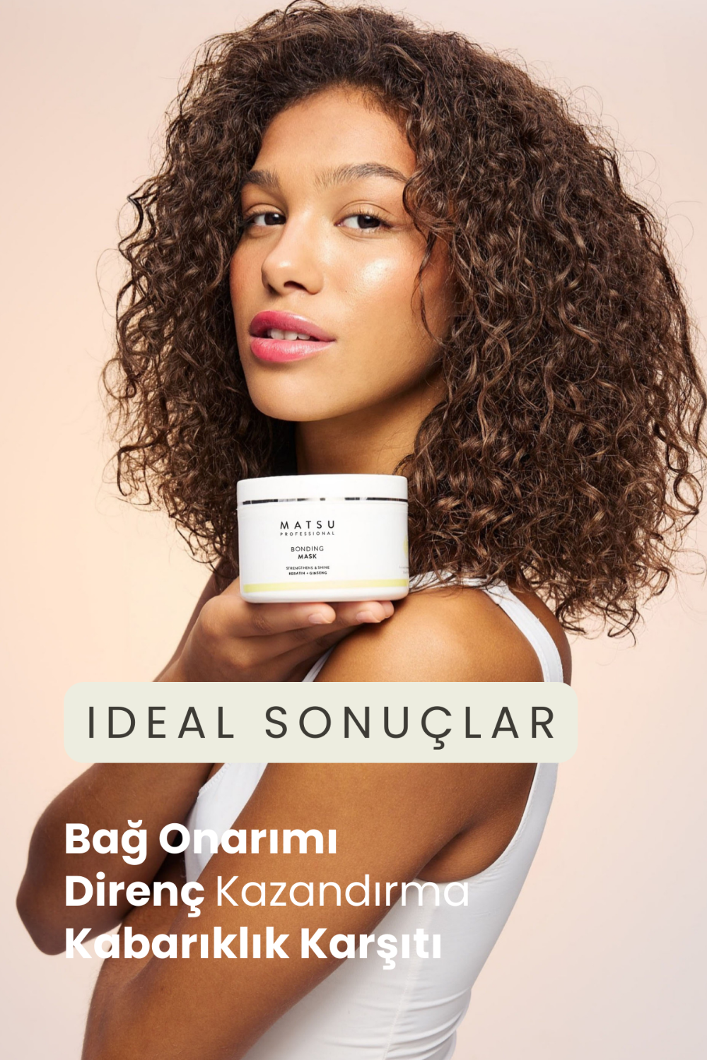 Matsu-Kabarıklık Karşıtı, Bağ Onarıcı, Güçlendirici Ve Pürüzsüzleştirici Bonding Saç Bakım Maskesi 350 ml-Saç Maskesi-2-Milagron.com