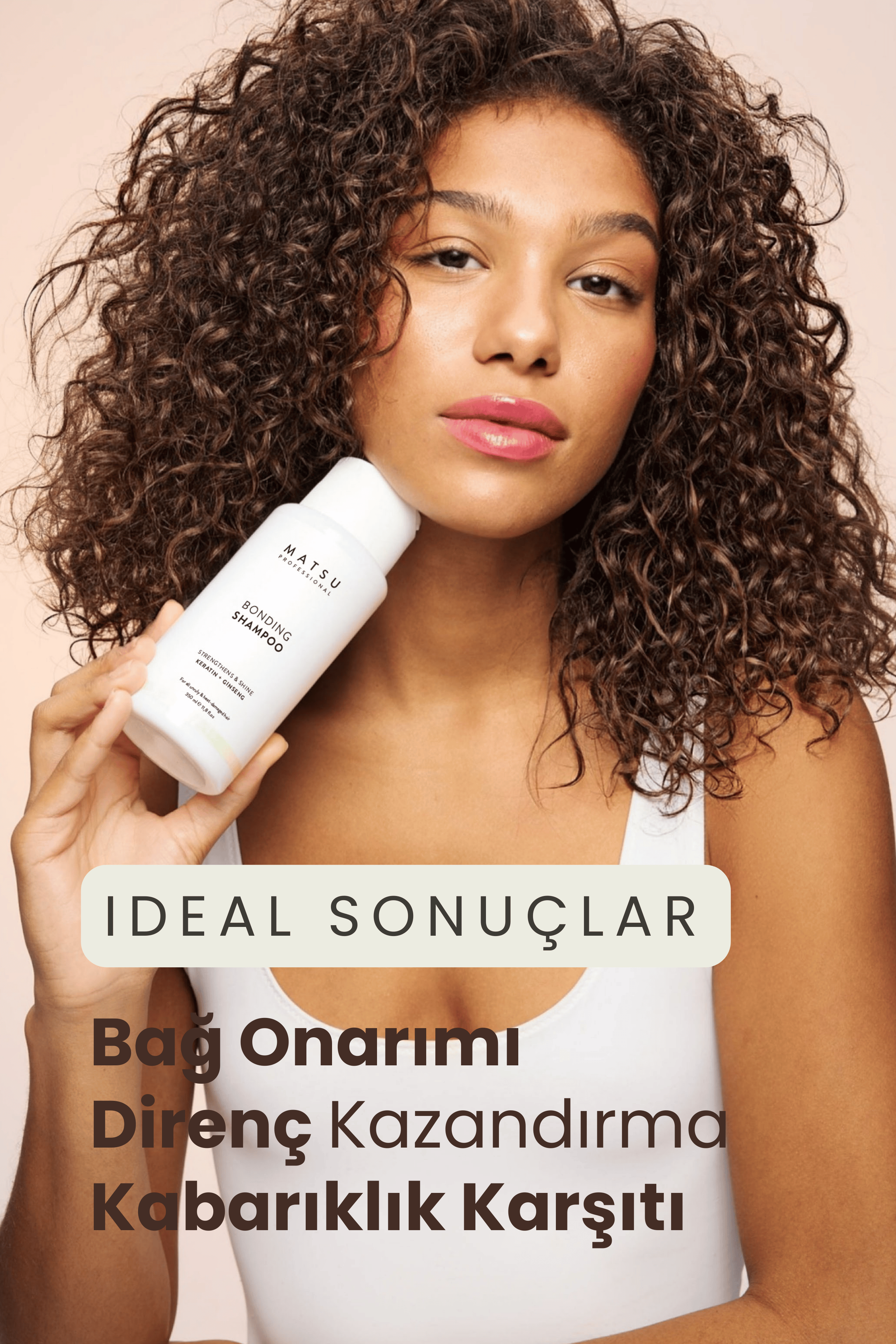 Matsu-Kabarıklık Karşıtı, Bağ Onarıcı, Güçlendirici Ve Pürüzsüzleştirici Bonding Saç Bakım Şampuanı 100 ml-Şampuan-2-Milagron.com