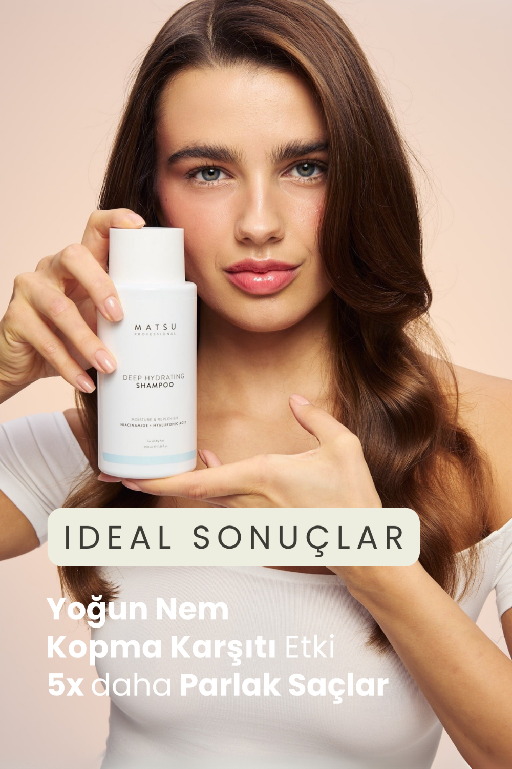 Matsu-Kuru Saçlar İçin Yoğun Nemlendirici Ve Kopma Karşıtı Deep Hydrating Saç Bakım Şampuanı 350 ml-Şampuan-2-Milagron.com