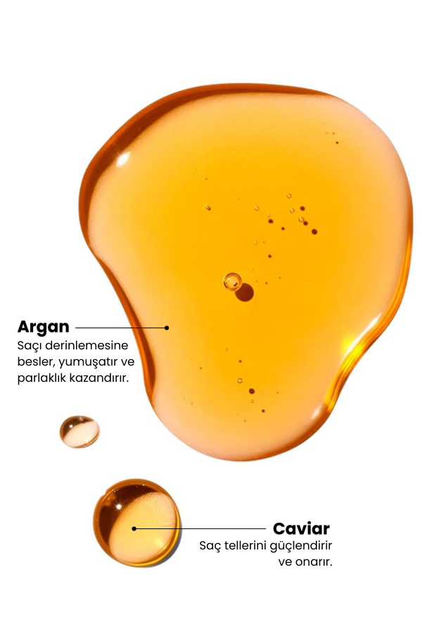 Luxeoil | Argan & Havyar Besleyici Saç Bakım Yağı 50 Ml