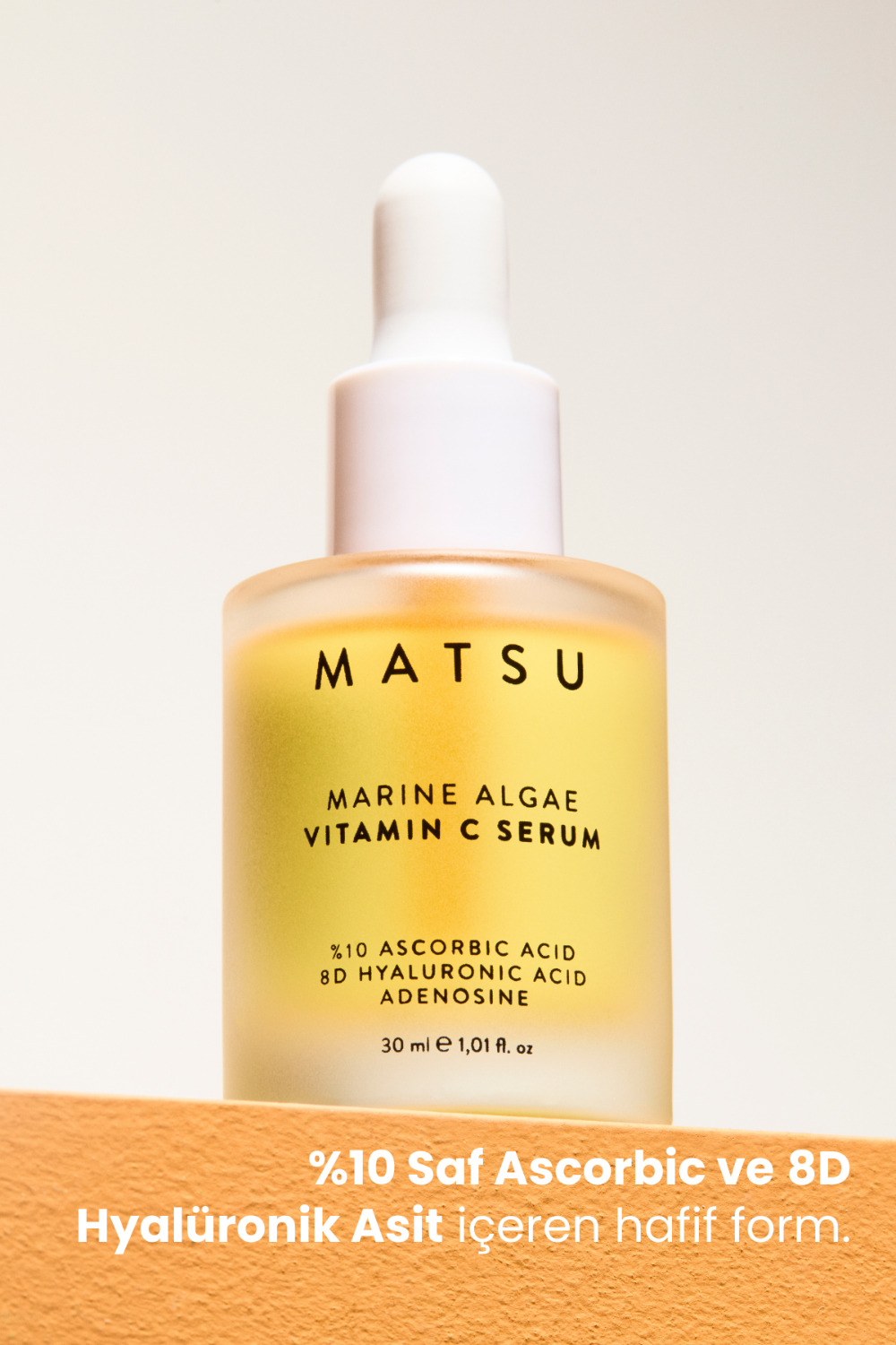 Matsu-Marine Algae Cilt Tonu Eşitleyici Ve Aydınlatıcı Vitamin C Serum 30 ml-Cilt Serumu-3-Milagron.com