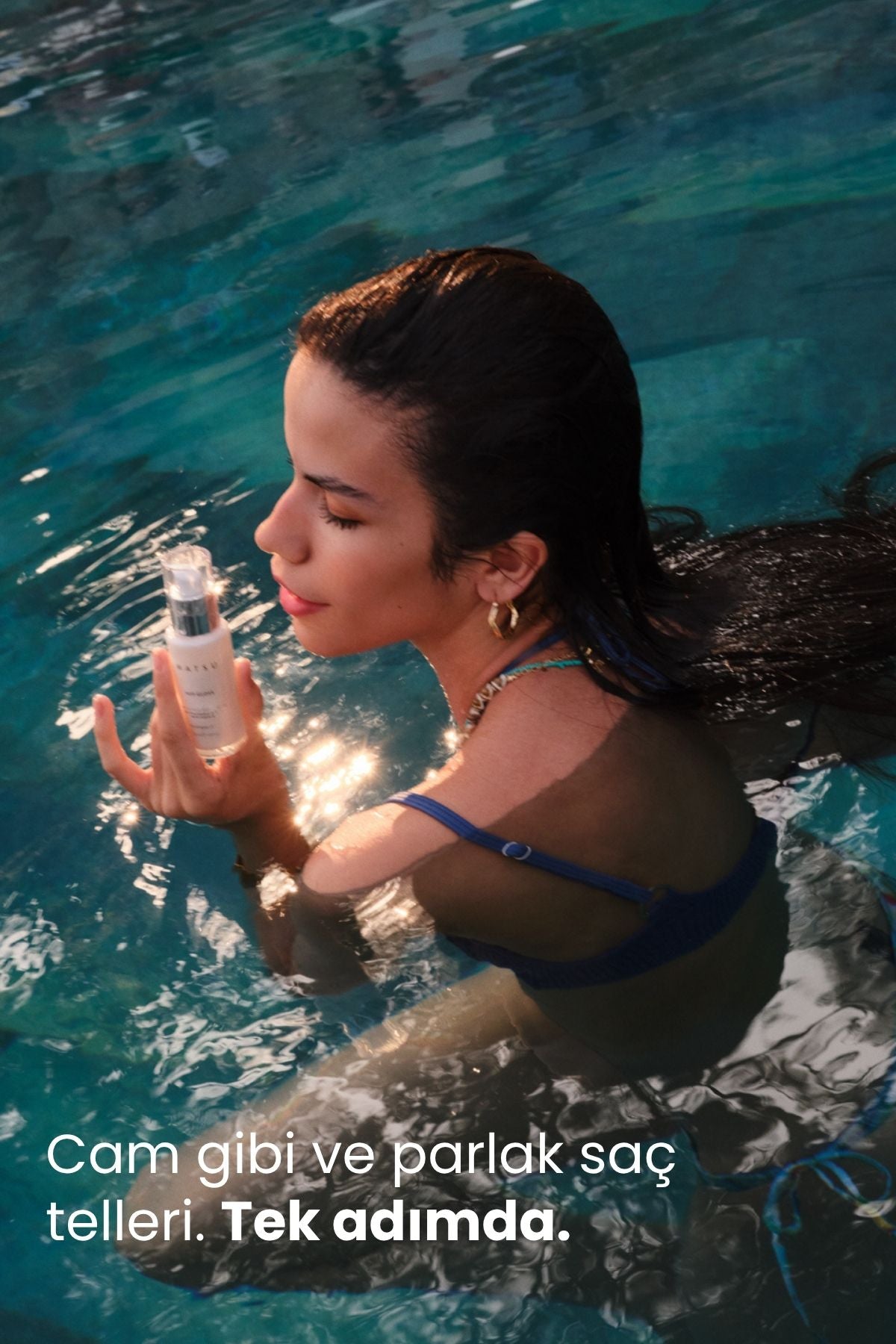 Matsu-Pop Gloss | Işıltı Ve Elektriklenme Karşıtı Jel Serum 8 D Hyaluronik Asit & B5 Vitamini-Durulanmayan Krem-4-Milagron.com