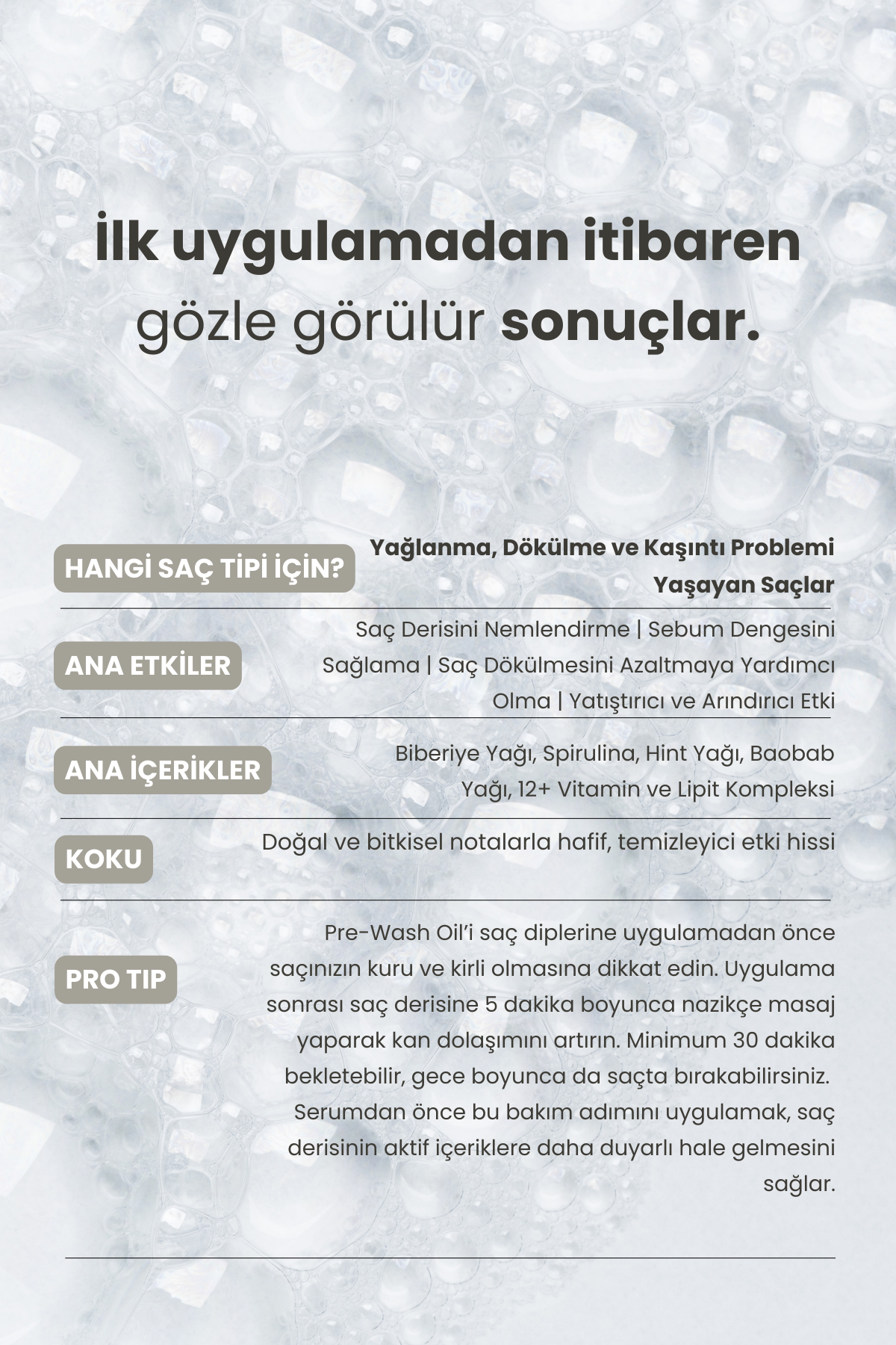 Scalpify Şampuan Öncesi Saç Derisi Yağı | Kuruluk ve Pullanma Karşıtı Spirulina + Çay Ağacı