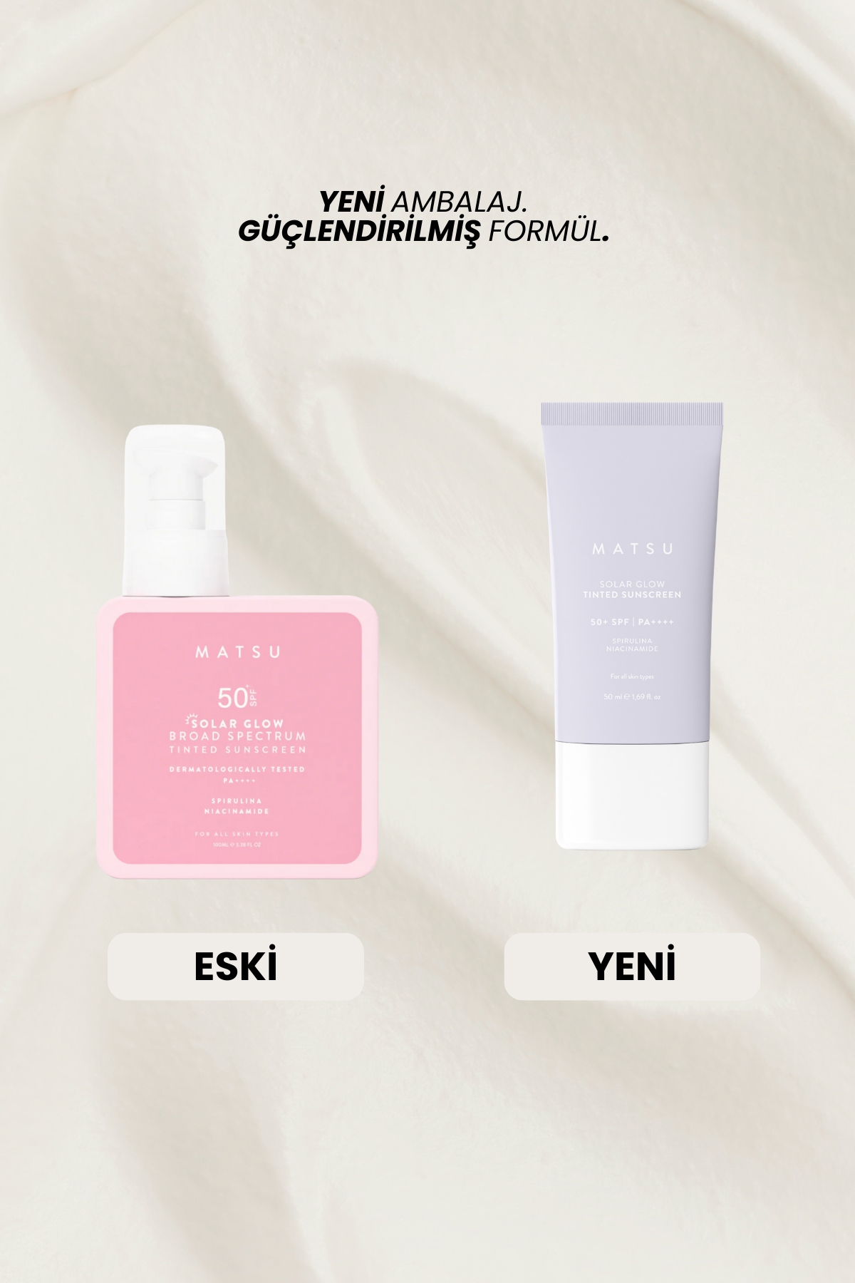 Solar Glow | Spf50+ Tinted Renkli Güneş Kremi 50 Ml