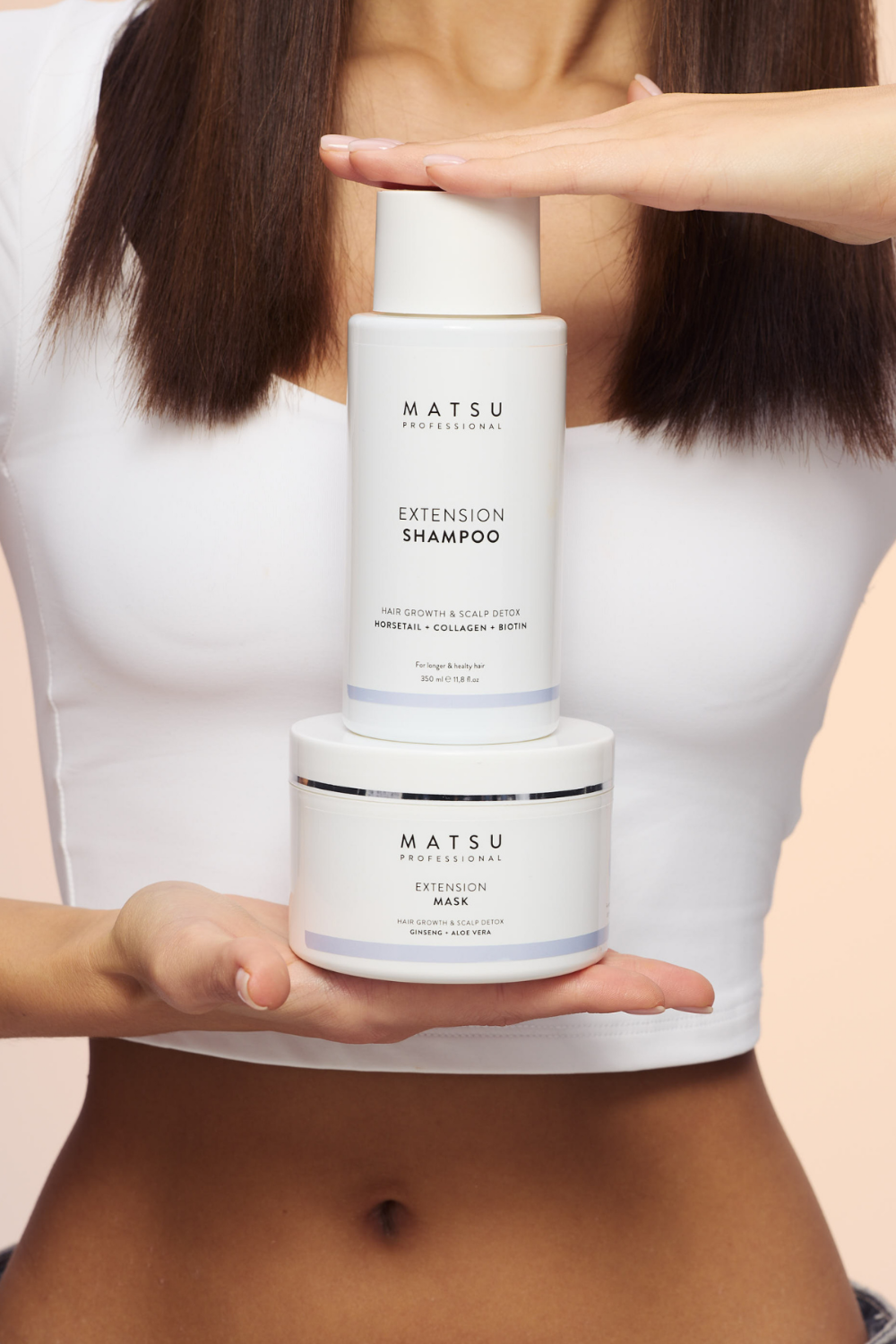 Matsu-Yavaş Uzayan Saçlar İçin Saç Derisini Güçlendiren Extension Hızlı Uzama Saç Bakım Şampuanı 350 ml-Şampuan-4-Milagron.com