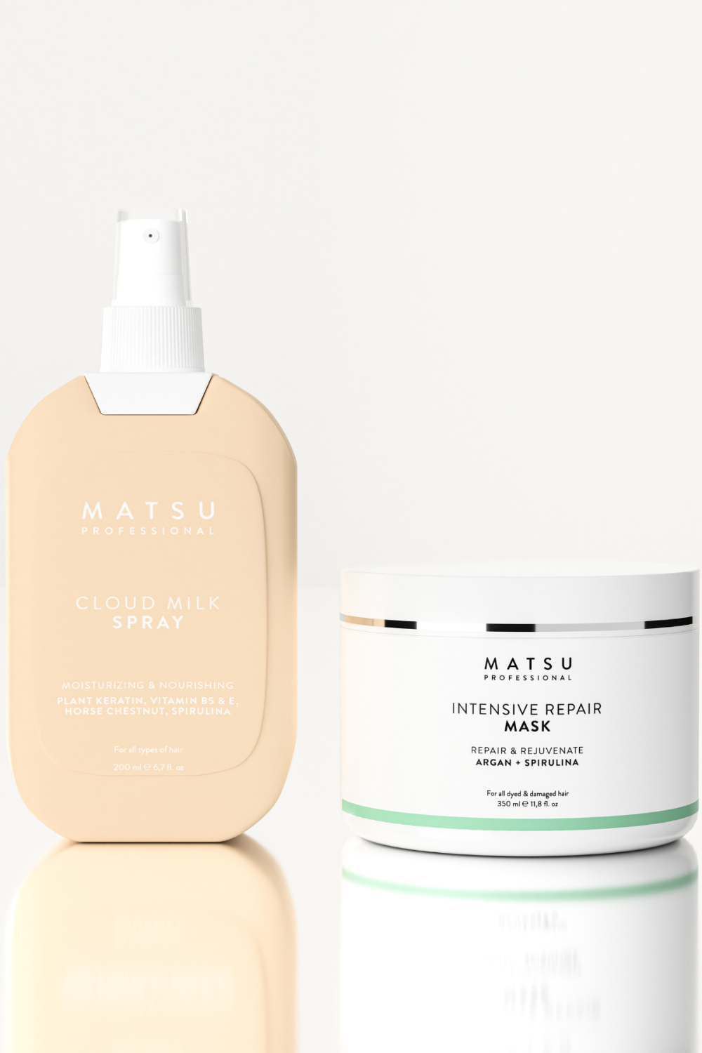 Matsu-Yoğun Onarıcı Ve Nemlendirici Saç Bakım Seti-Saç Bakım Seti-1-Milagron.com