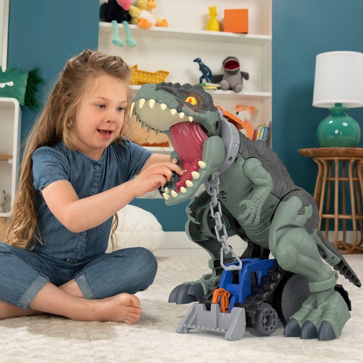 Mattel-Gwt22 Imaginext Jurassic World Gürleyen Dev Dinozor-Oyuncak-4-Milagron.com